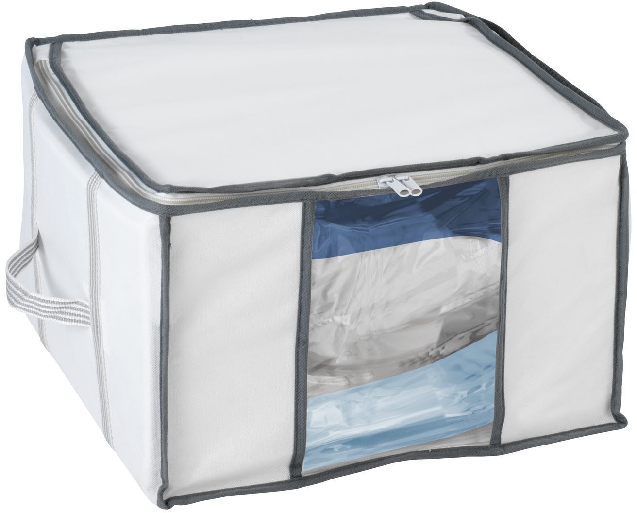 WENKO Unterbettkommode Vakuum Soft Box, integrierte Vakuum-Tasche & Blitzventil, bis zu 75 % Platzersparnis