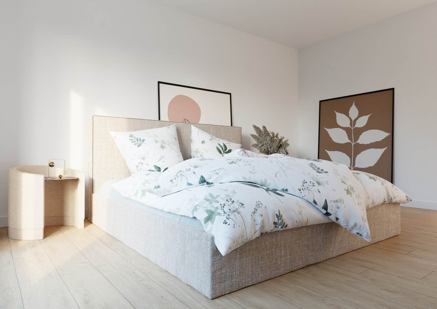 BETTWAESCHE-MIT-STIL Bettwäsche Mako Satin Bettwäsche Wildflowers, günstig online kaufen