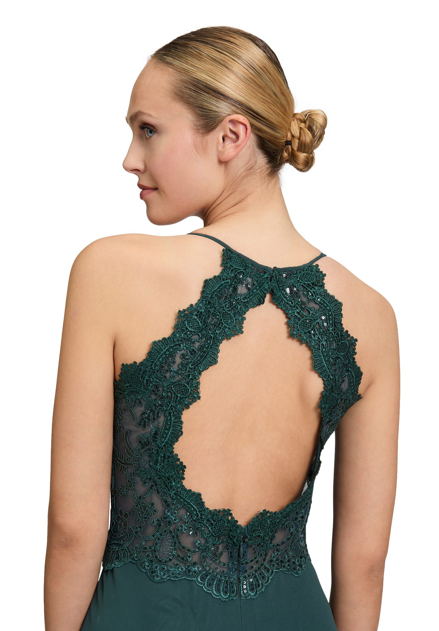 Vera Mont Abendkleid Damen rückenfrei Spitze