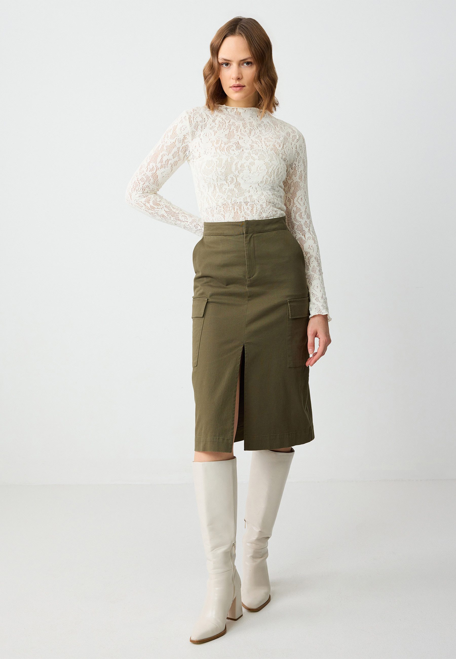 Jimmy Key Blusentop Slim Fit Strickbluse günstig online kaufen