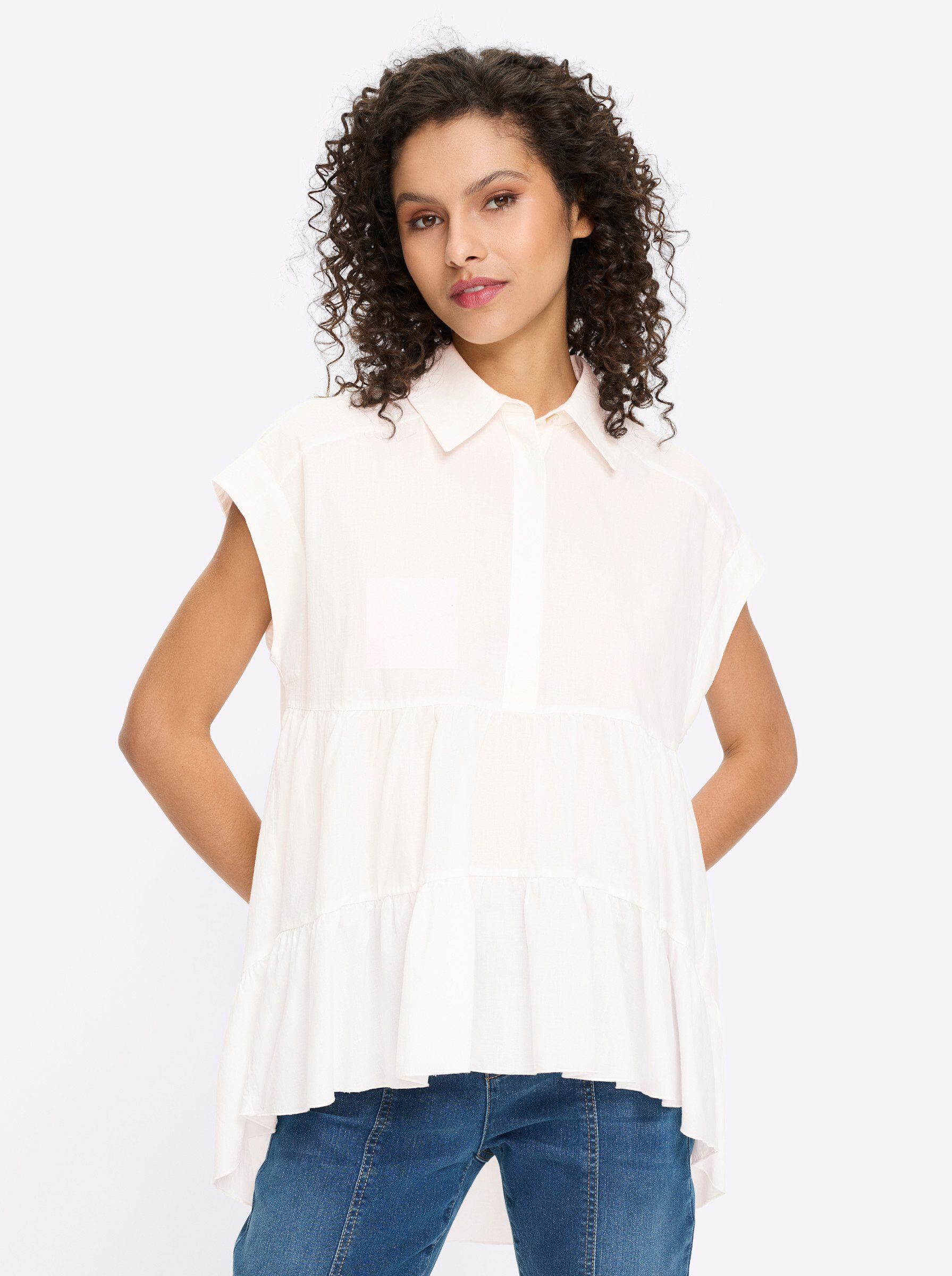 heine Klassische Bluse Baumwollbluse . günstig online kaufen