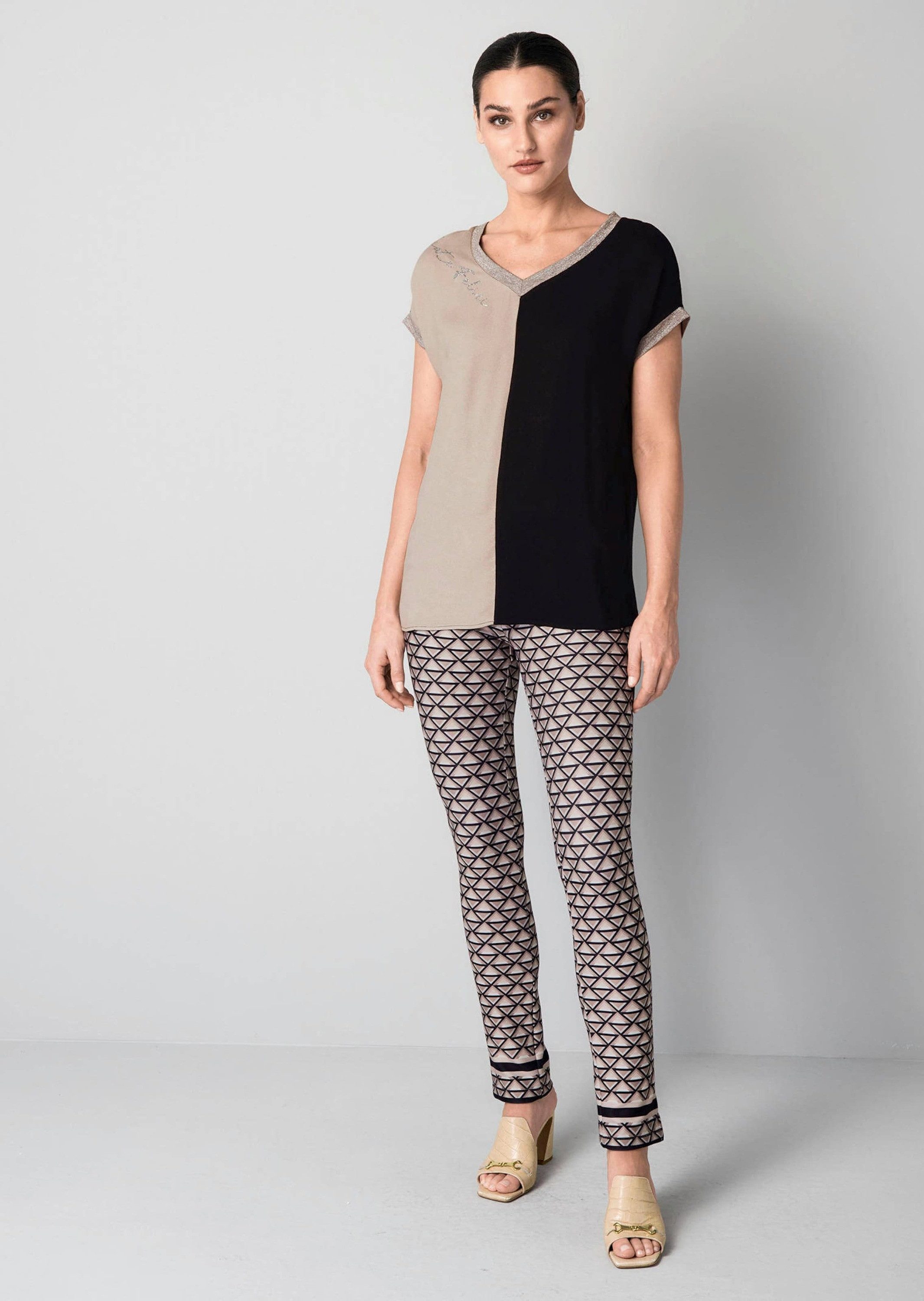 Alba Moda Print-Shirt Shirt im Materialmix günstig online kaufen