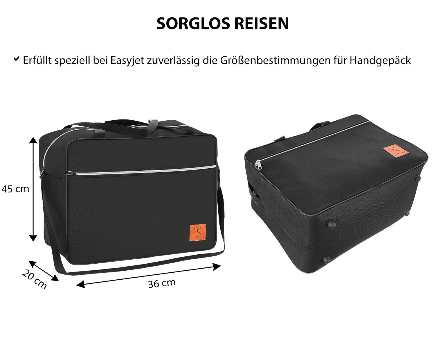 STOVER Rolltasche 100 Liter XL - Reisetasche Mit Rädern & Schultergurten | Verstaubar & Wasserdicht