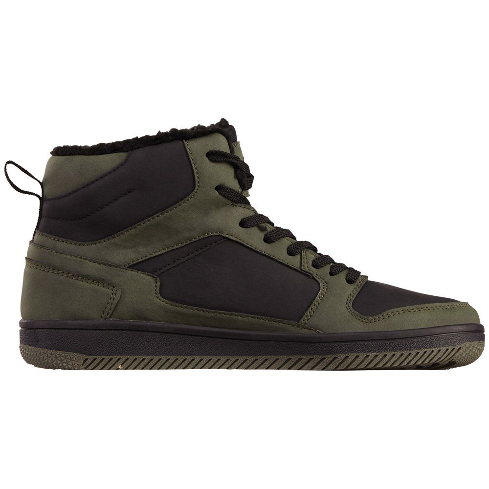 Kappa kuschelig-wärmender Sneaker mit Innenausstattung - army-black