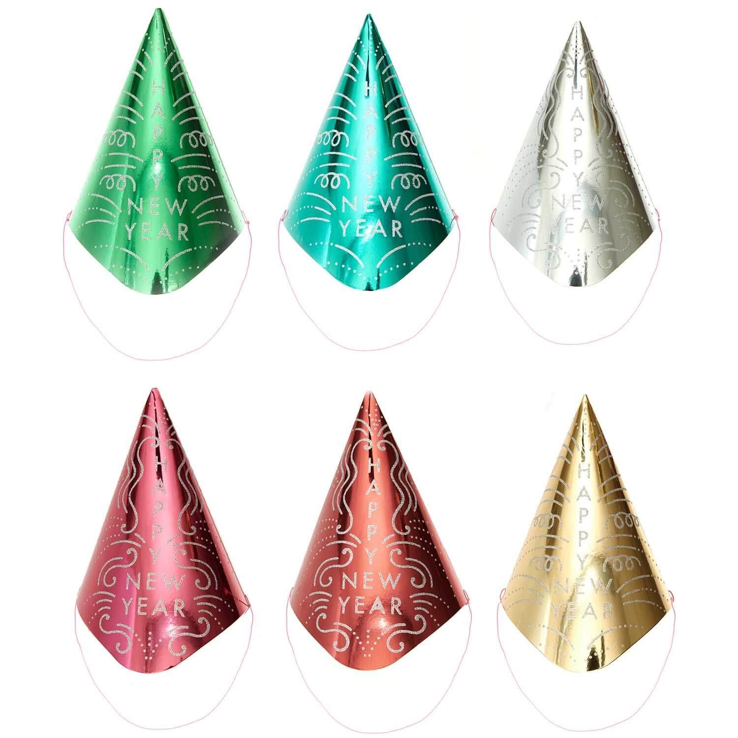 Rico Design Haarreif Partyhüte Happy New Year, multicolor FSC MIX