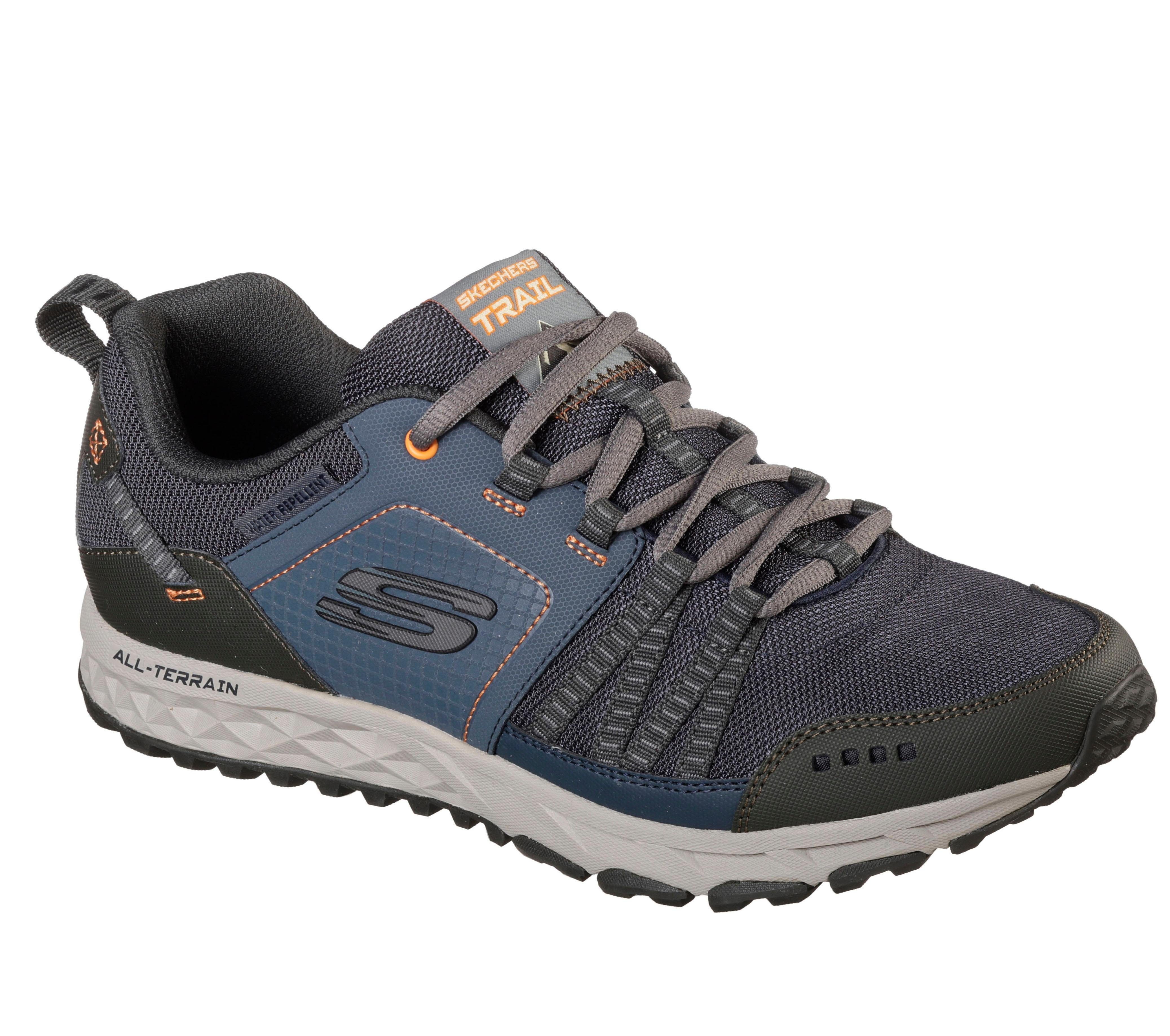 Skechers Escape Plan Sneaker mit wasserabweisendem Material, Freizeitschuh, Halbschuh, Schnürer