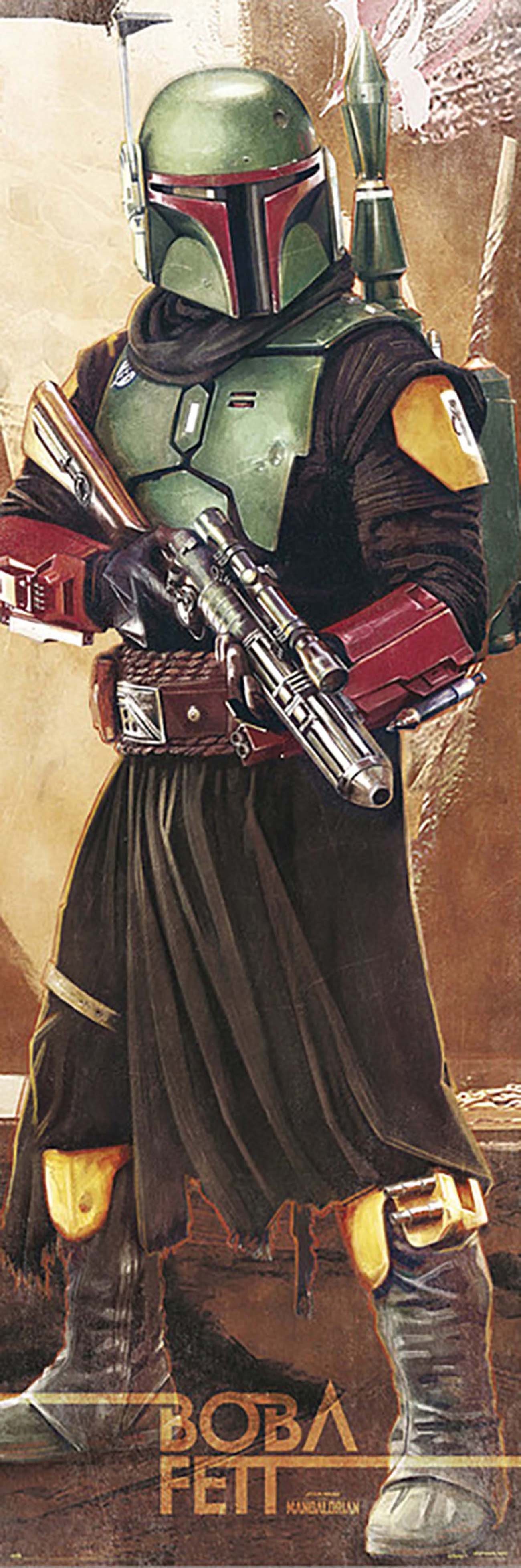 Poster The Mandalorian Langbahnposter Boba Fett 53 x 158 cm