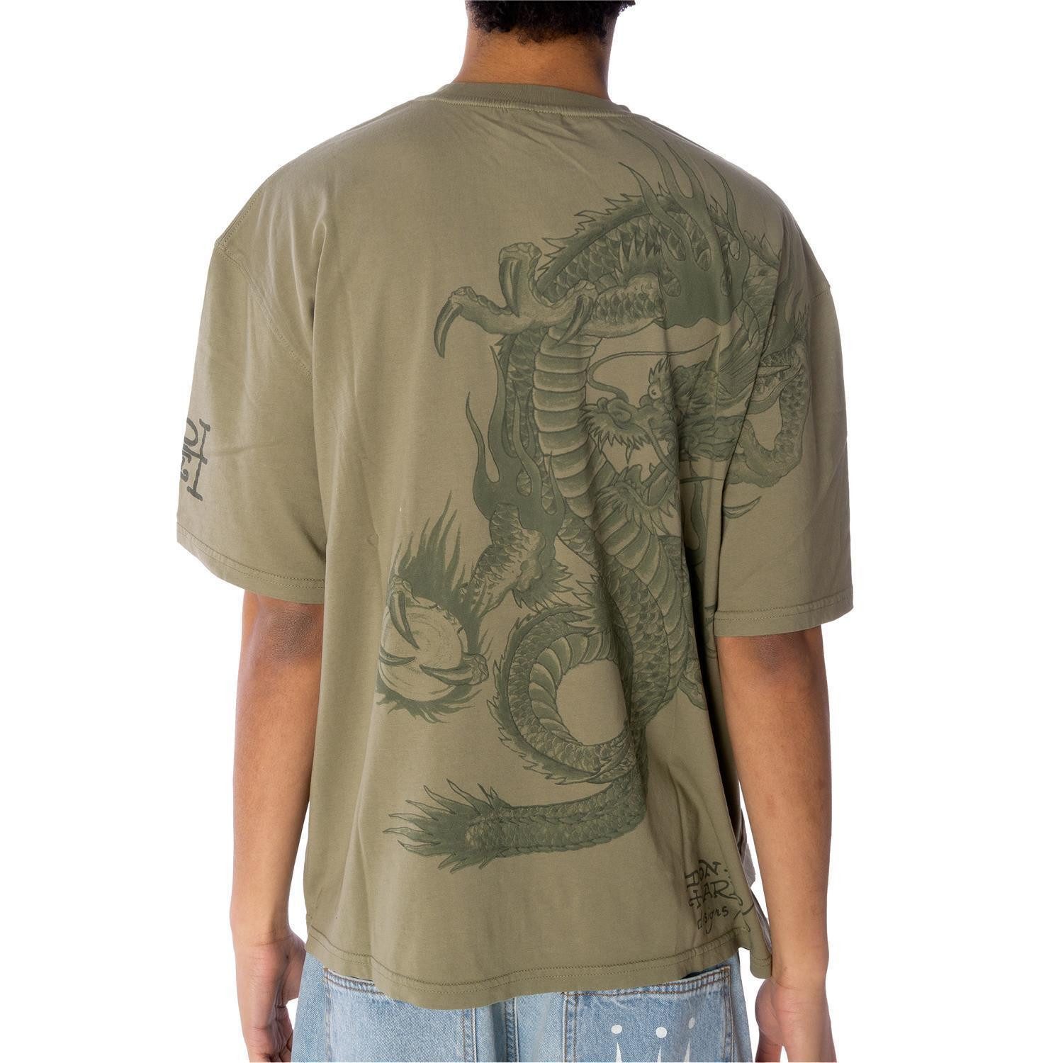 Ed Hardy T-Shirt T-Shirt Ed Hardy Mono Fireball Dragon