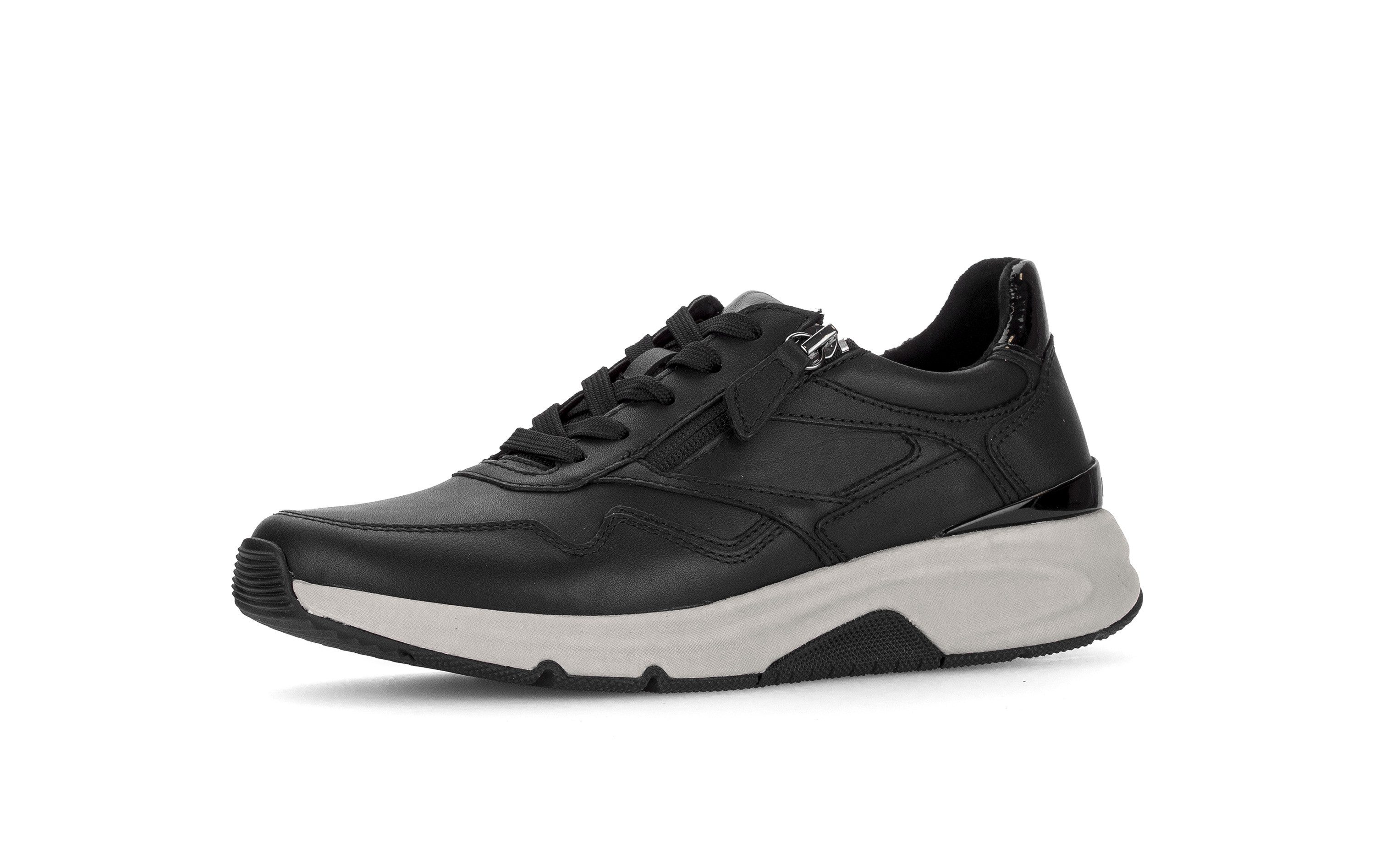 rollingsoft Keilsneaker Schnürschuh, Halbschuh, Freizeitschuh mit Außenreißverschluss