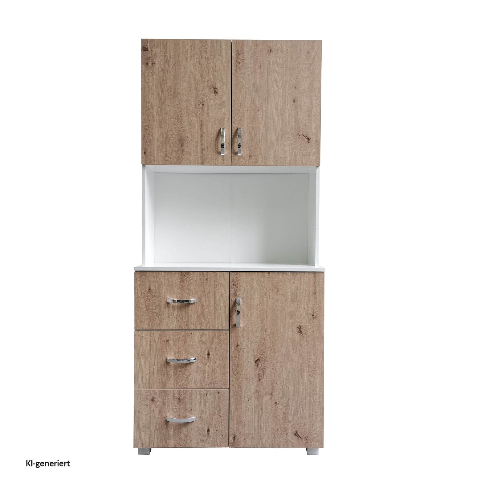 HTI-Line Küchenbuffet Küchenbuffet Blanca (Stück, 1-St., 1x Schrank Blanca, ohne Dekoration) Küchenschrank Hochschrank
