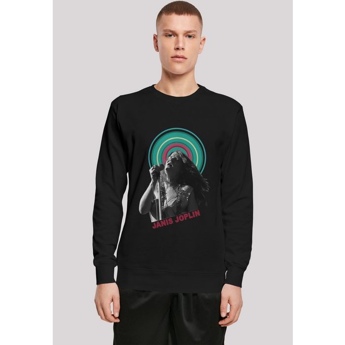 F4NT4STIC Sweatshirt Janis Joplin Halo Photo Herren Premium Merch Longsleeve Pullover Bandshirt