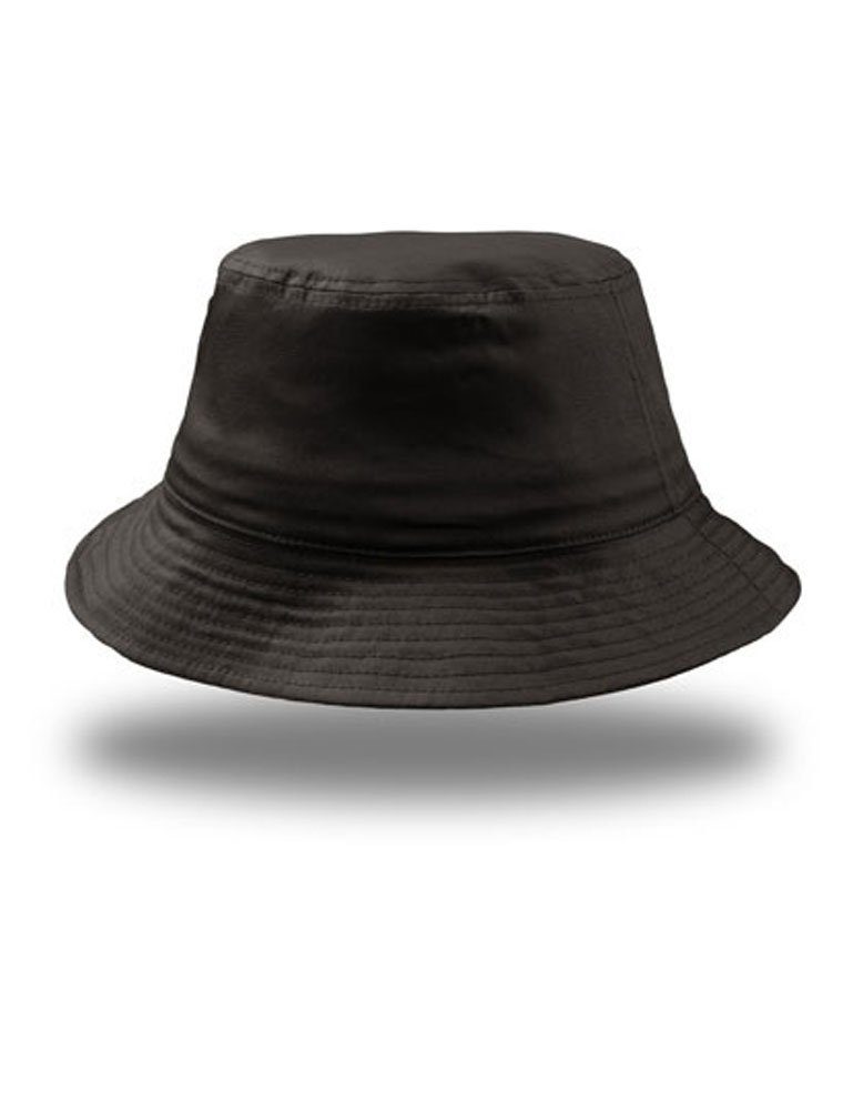 Black Goodman Bucket Design auf 8 Sonnenhut Krempe Safarihut Ziernähte Hat Fischerhut der