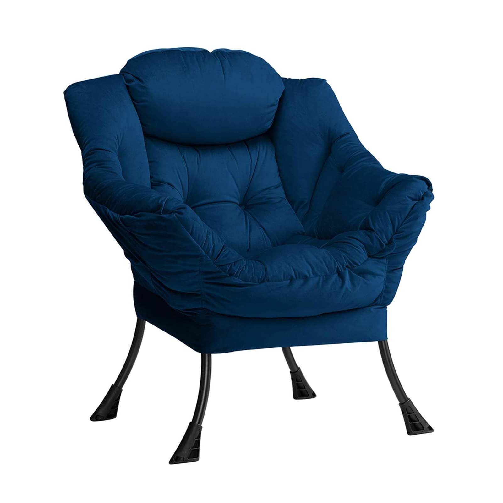 SKYMOVE Ohrensessel Relaxsessel mit Hocker ergonomisch, Loungesessel bequem weich (Set)