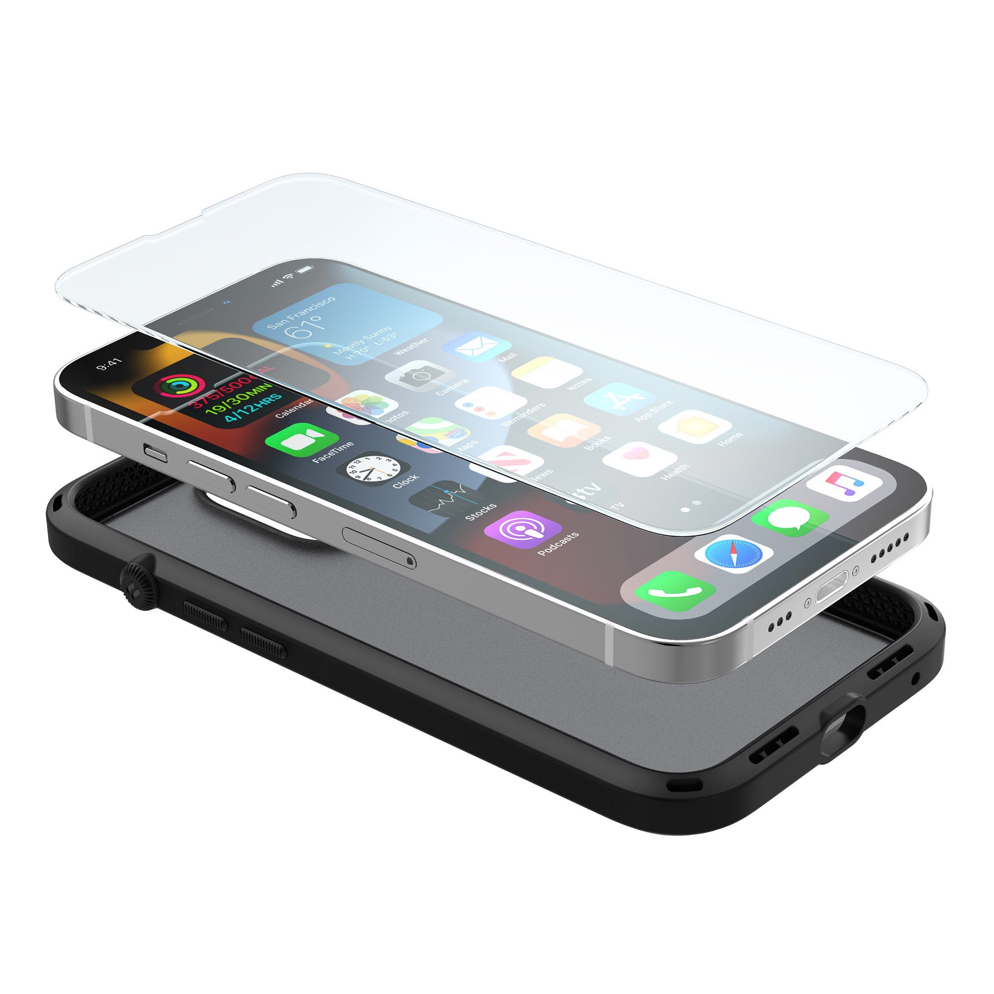 Catalyst Smartphone-Hülle Influence Case, für iPhone 13, Stealth Black