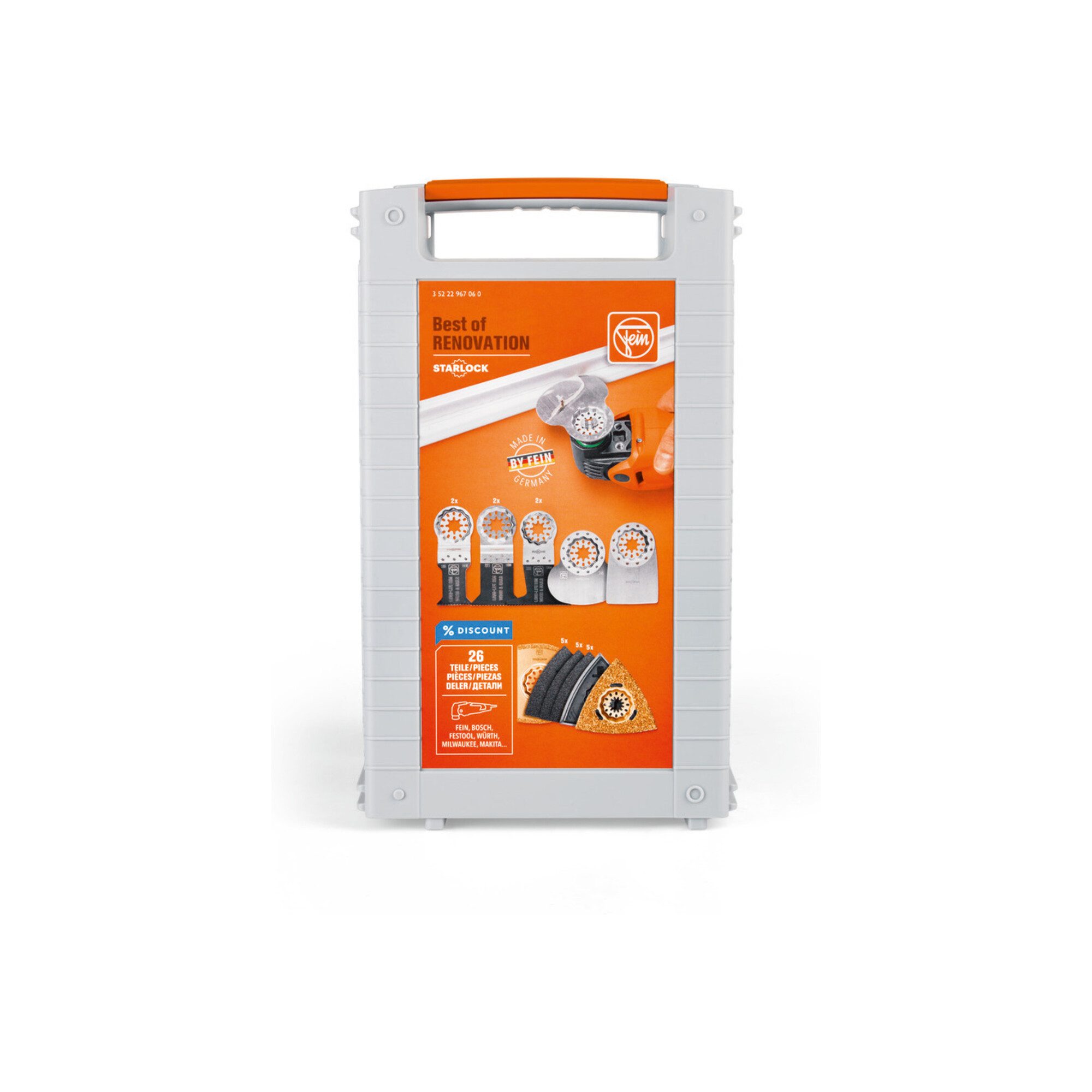 Fein Multitool Fein Best of Starlock RENOVATION 26-teilig