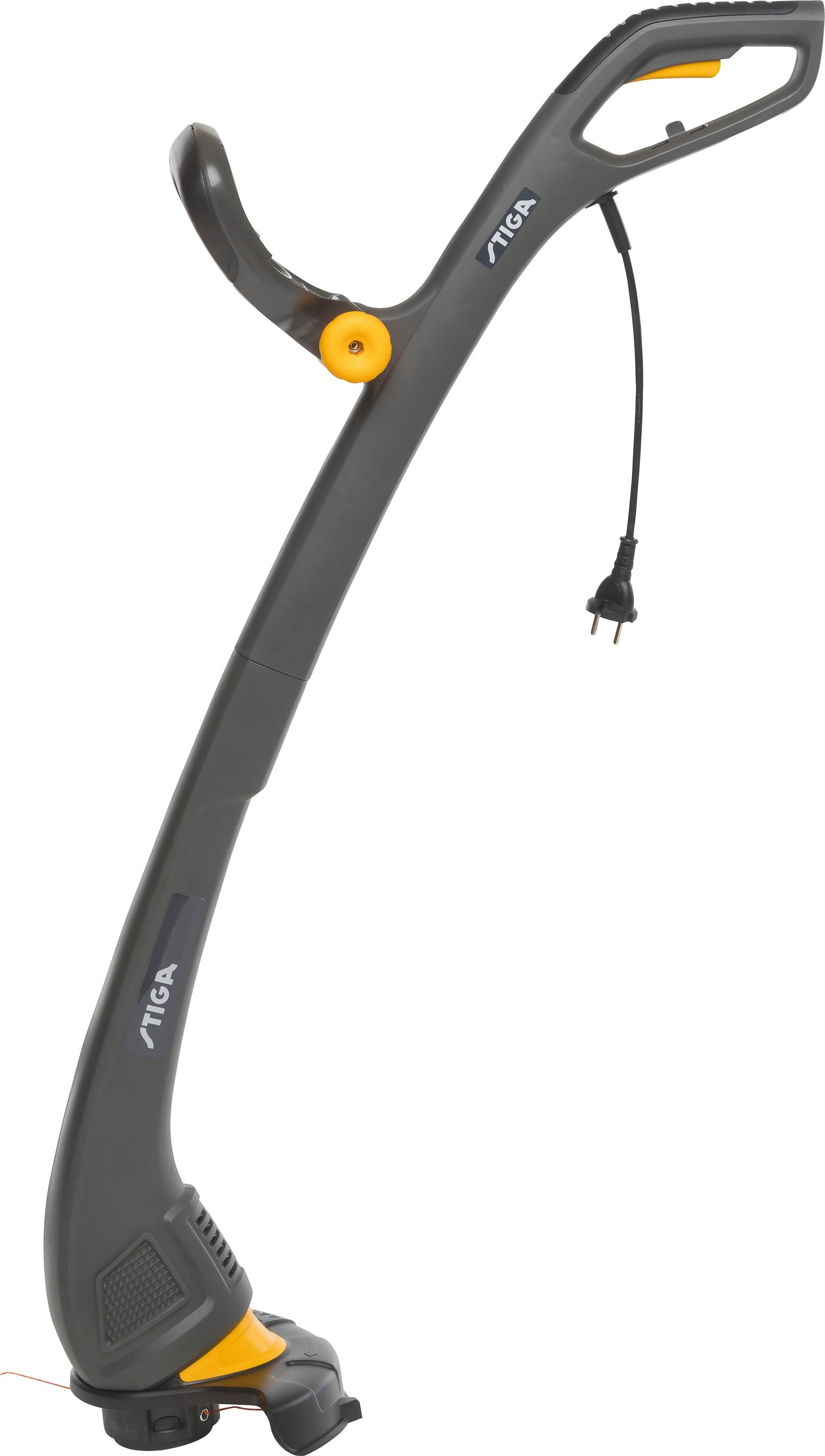 STIGA GARDEN Elektro-Rasentrimmer GT 104c, 24 cm Arbeitsbreite Faden, Tap&Go Doppelfadenspule