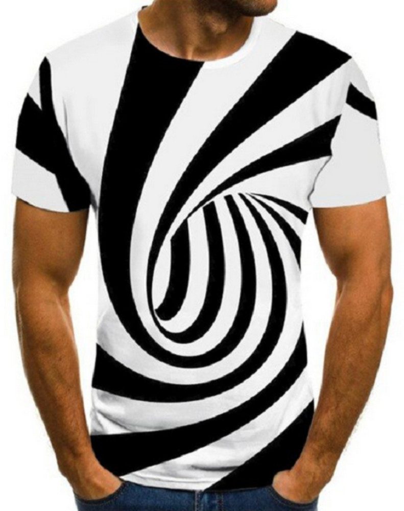 T-Shirt 3D-Druck T-Shirt (Unisex/Rundhals) - Atmungsaktiv / Sport + Freizeit