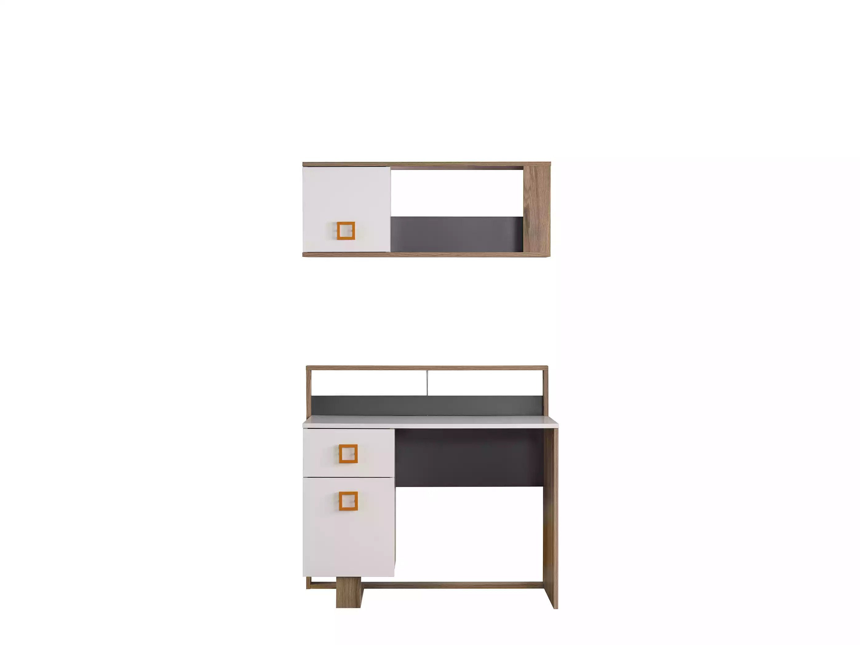 Computer Schreibtisch Gelb Regal Neu, Made JVmoebel Sessel), Europa Regal, Schreibtisch, Kinderzimmer Sessel Set in (3-St., Jugendzimmer-Set Holz