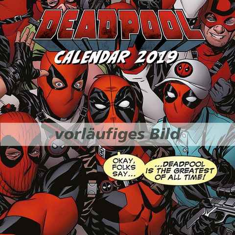 Danilo Wandkalender Marvel Deadpool Kalender 2024 inkl. Miniposter