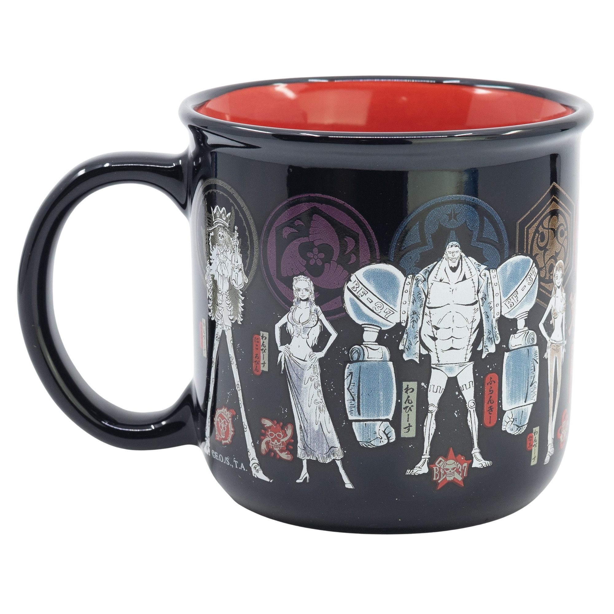 One Piece Anime Tasse Anime One Piece Teetasse Kaffeetasse Geschenkidee 400 ml, Keramik
