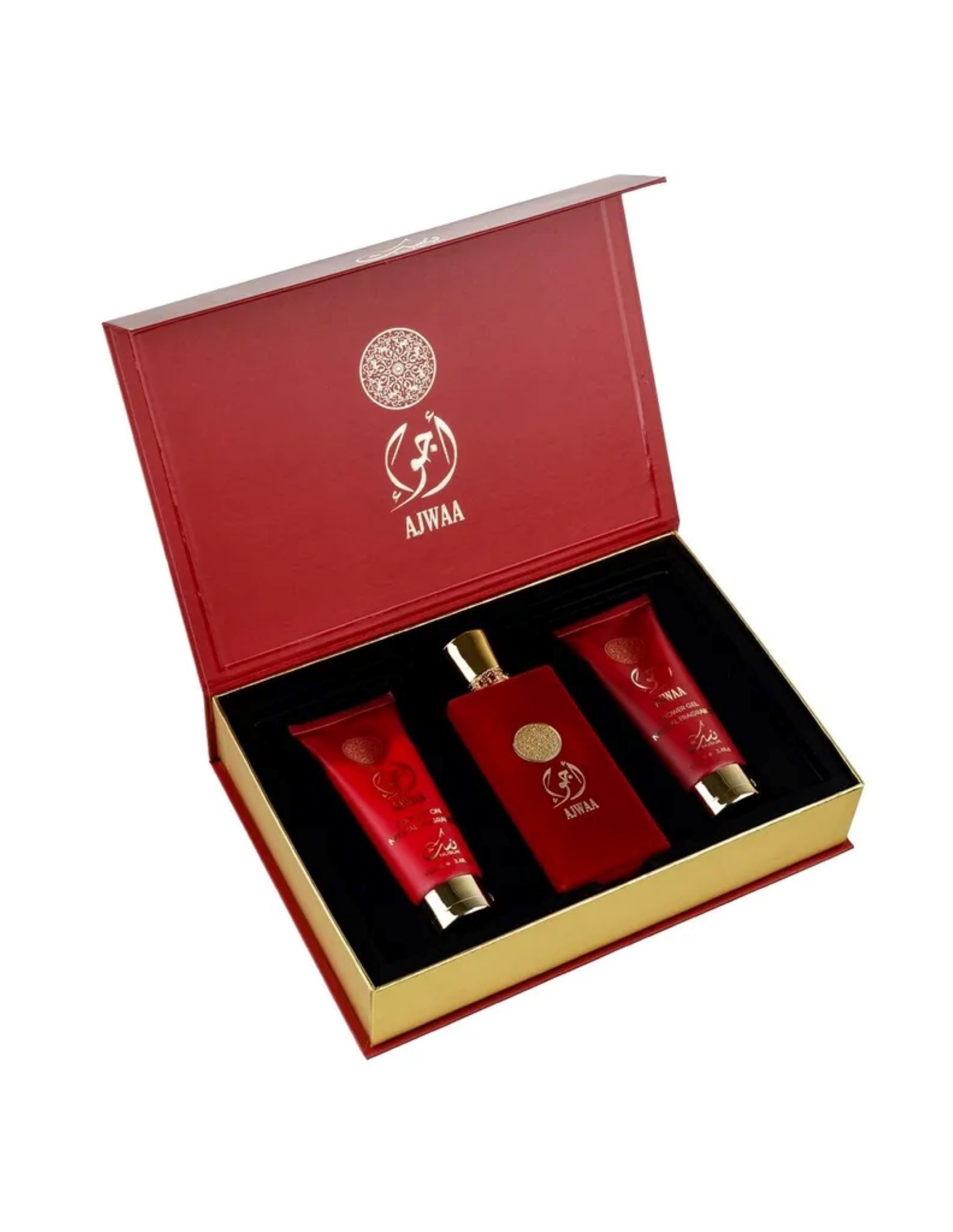 Nusuk Eau de Parfum Ajwaa Murakaz Red 3er GIFT Set