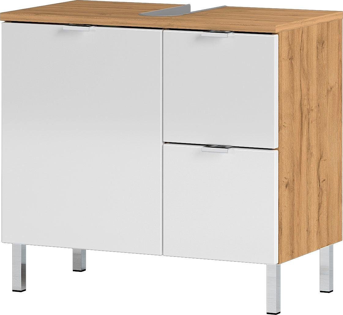 Germania Waschbeckenunterschrank GW-MAURESA Eiche 80 cm günstig online kaufen