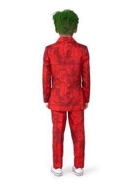 Opposuits Partyanzug Boys Scarlet Joker, Sorgt für ein bleibendes Lächeln: cooler Anzug für schräge Schurke