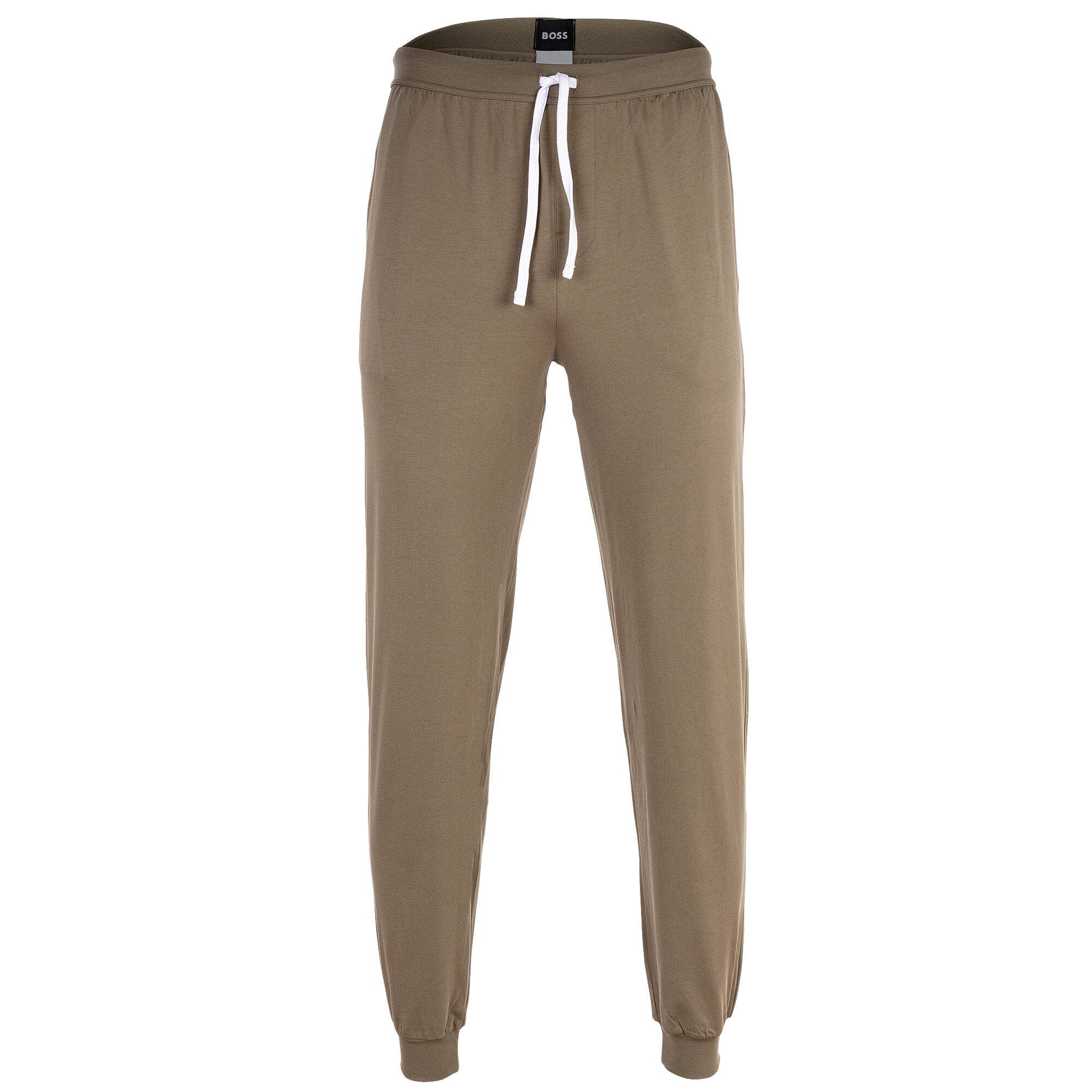 BOSS Jogginghose Herren Hose lang - Mix & Match Pants, Jogginghose Oliv