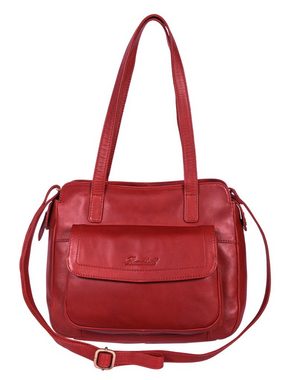 Benthill Handtasche Damen Echt Leder Henkeltasche Umhängegurt Vintage Tasche Umhängetasche, Schultergurt / Umhängegurt Reißverschlussfach