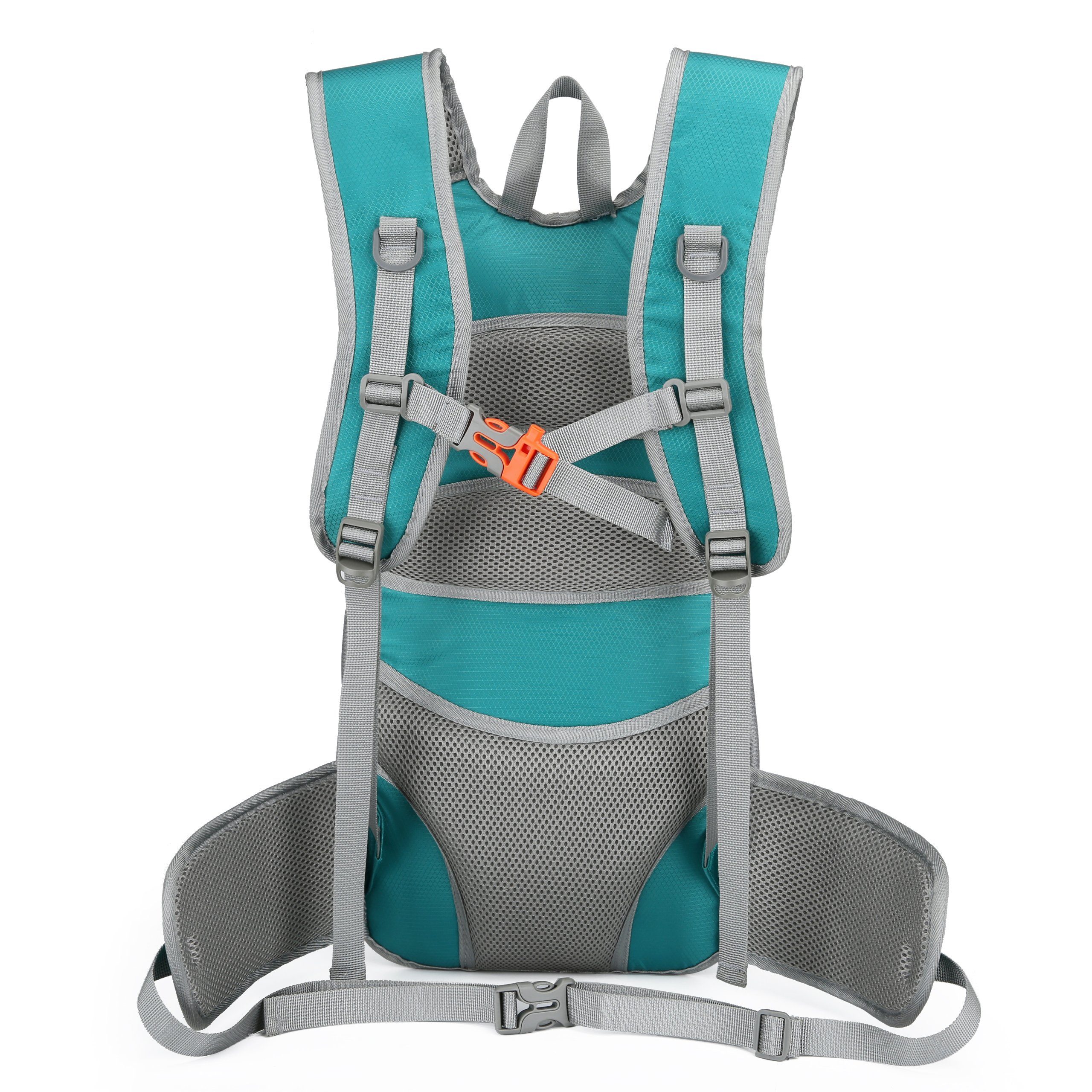 RAIKOU Fahrradrucksack 18L Reflexstreifen Helmabdeckung Trinkrucksack Wasserdicht, Radsport Hydration