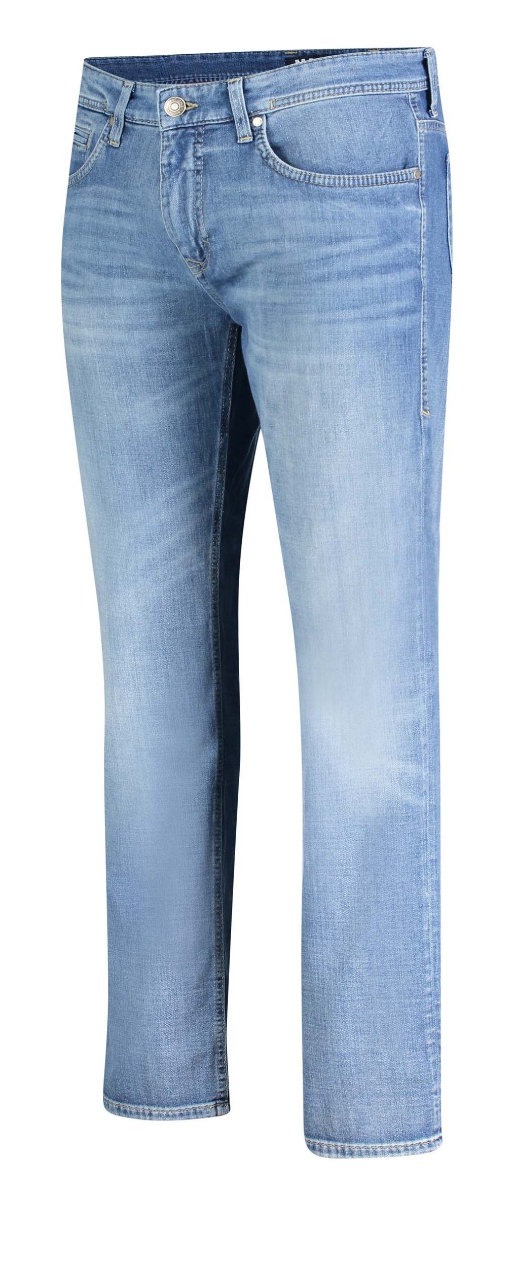Arne, - Alpha MAC Denim JEANS 5-Pocket-Jeans Hellblau