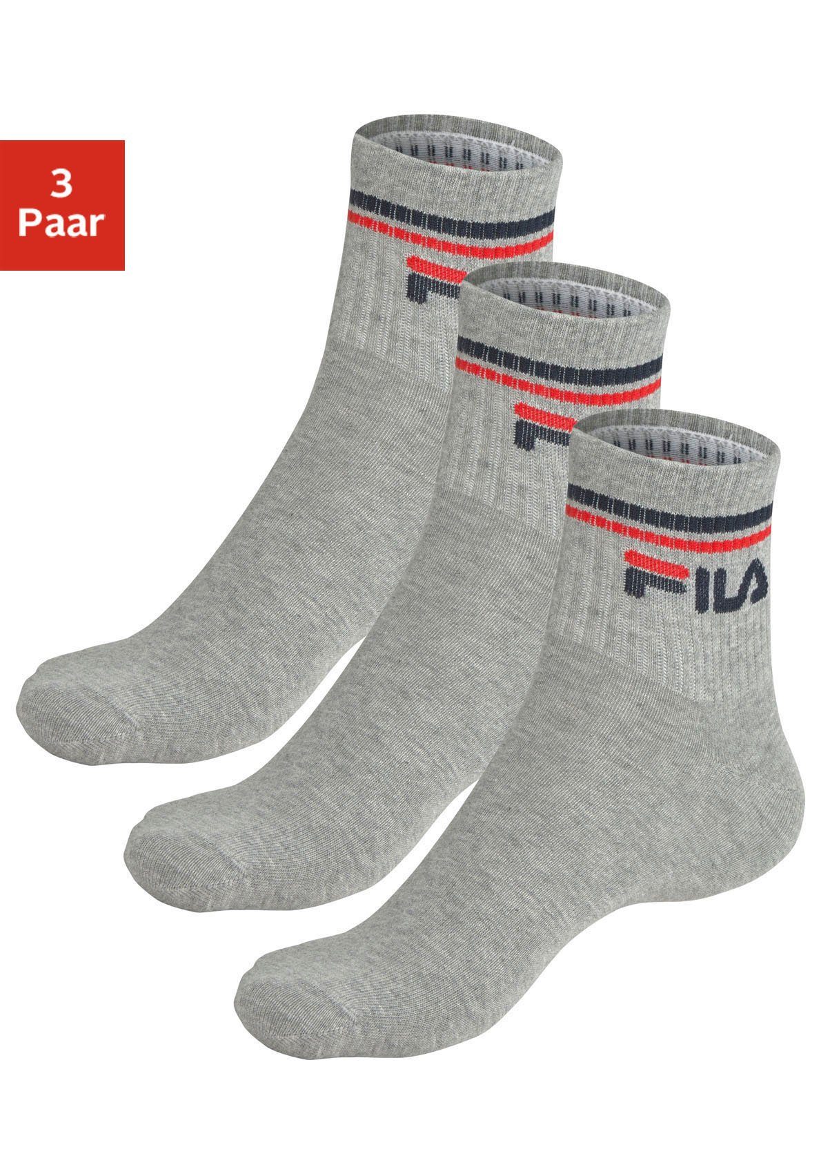Fila Kurzsocken (3-Paar) günstig online kaufen
