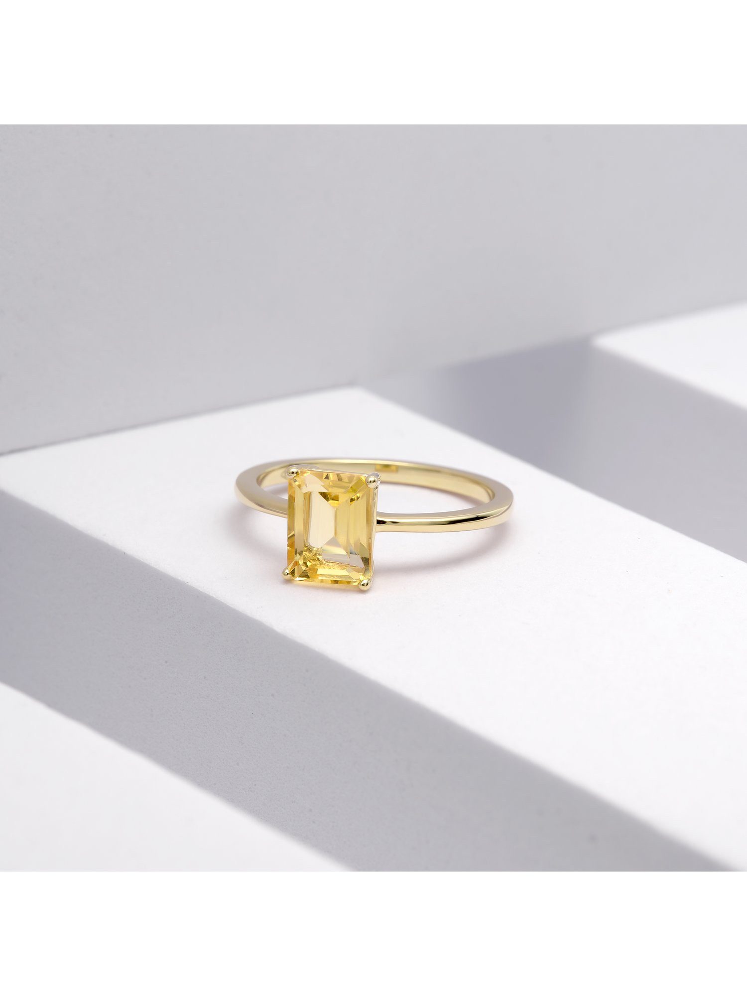 CHRIST Goldring CHRIST Damen-Damenring 585er Gelbgold 1 Citrin günstig online kaufen