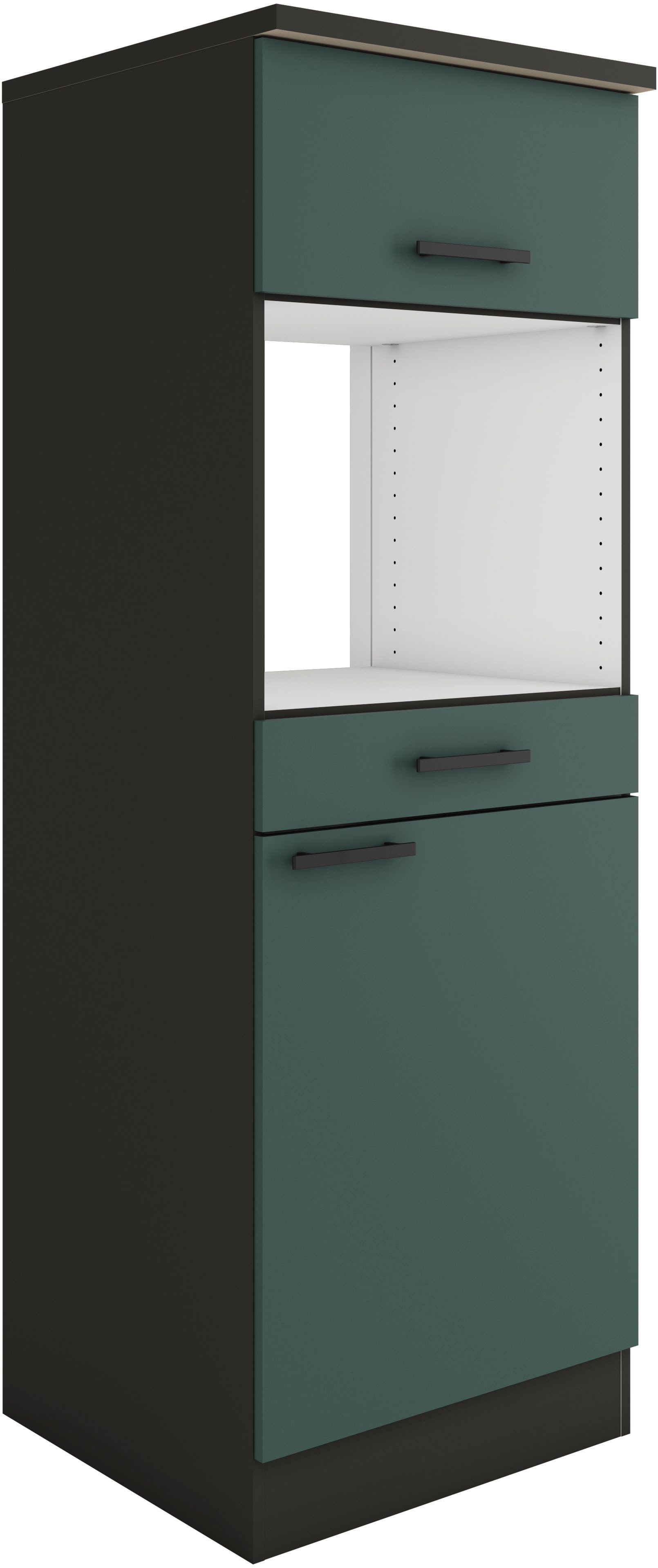 OPTIFIT Mikrowellenumbauschrank Palma Breite 60 cm, Nischenmaß für Mikrowelle B/T/H 56,7/55,5/44,8 cm