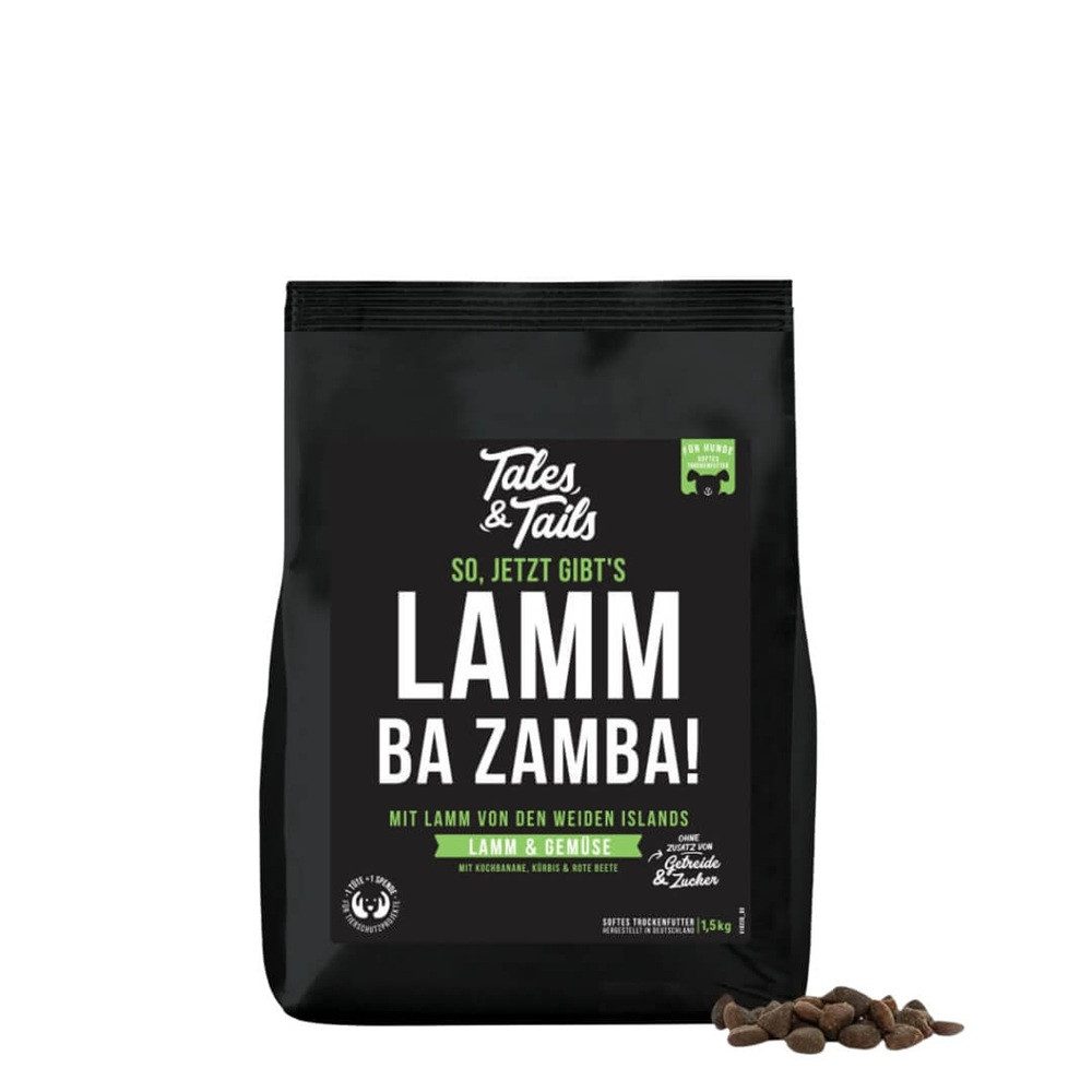 Tales & Tails Softtrockenfutter LammBa Zamba!, Trockenfutter für: Hunde