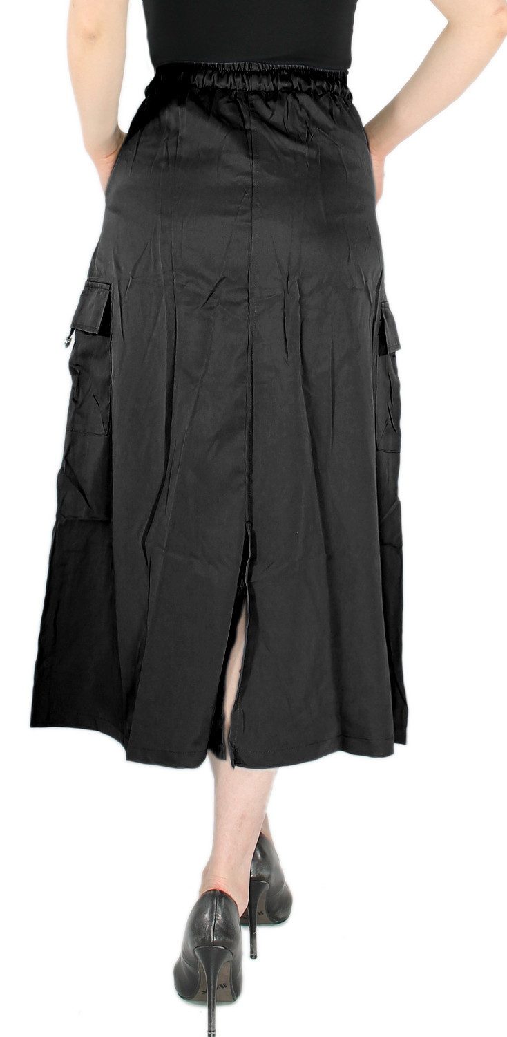 dy_mode Cargorock Trendiger Damen-Midi-Rock mit Taschen günstig online kaufen