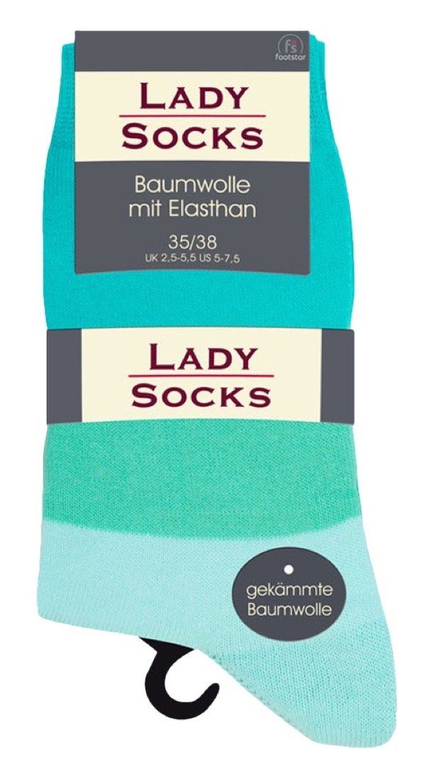 Socken (8-Paar) underwear Socken atmungsaktiv 2 Damen Pack Cocain Vorteilspack hoher Tragekomfort