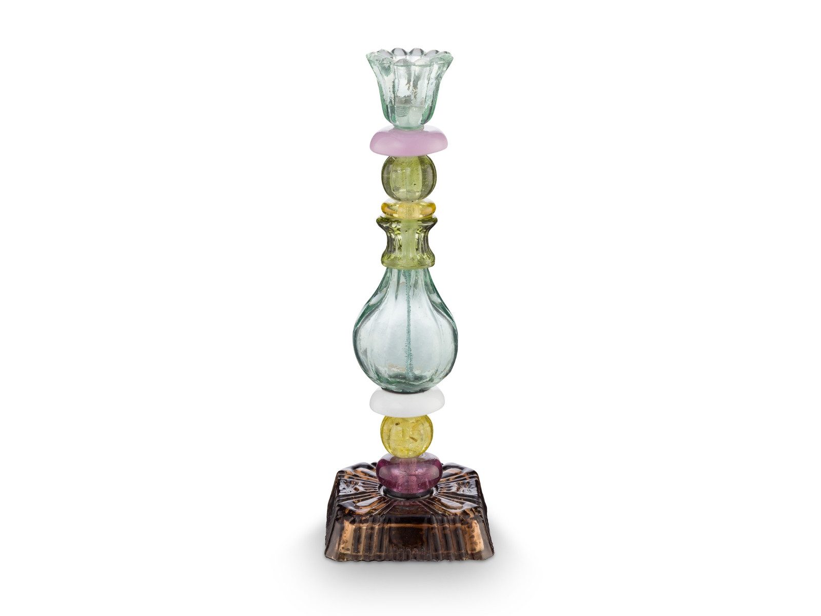 PiP Studio Kerzenhalter Glass Beads Kerzenhalter grün 28cm
