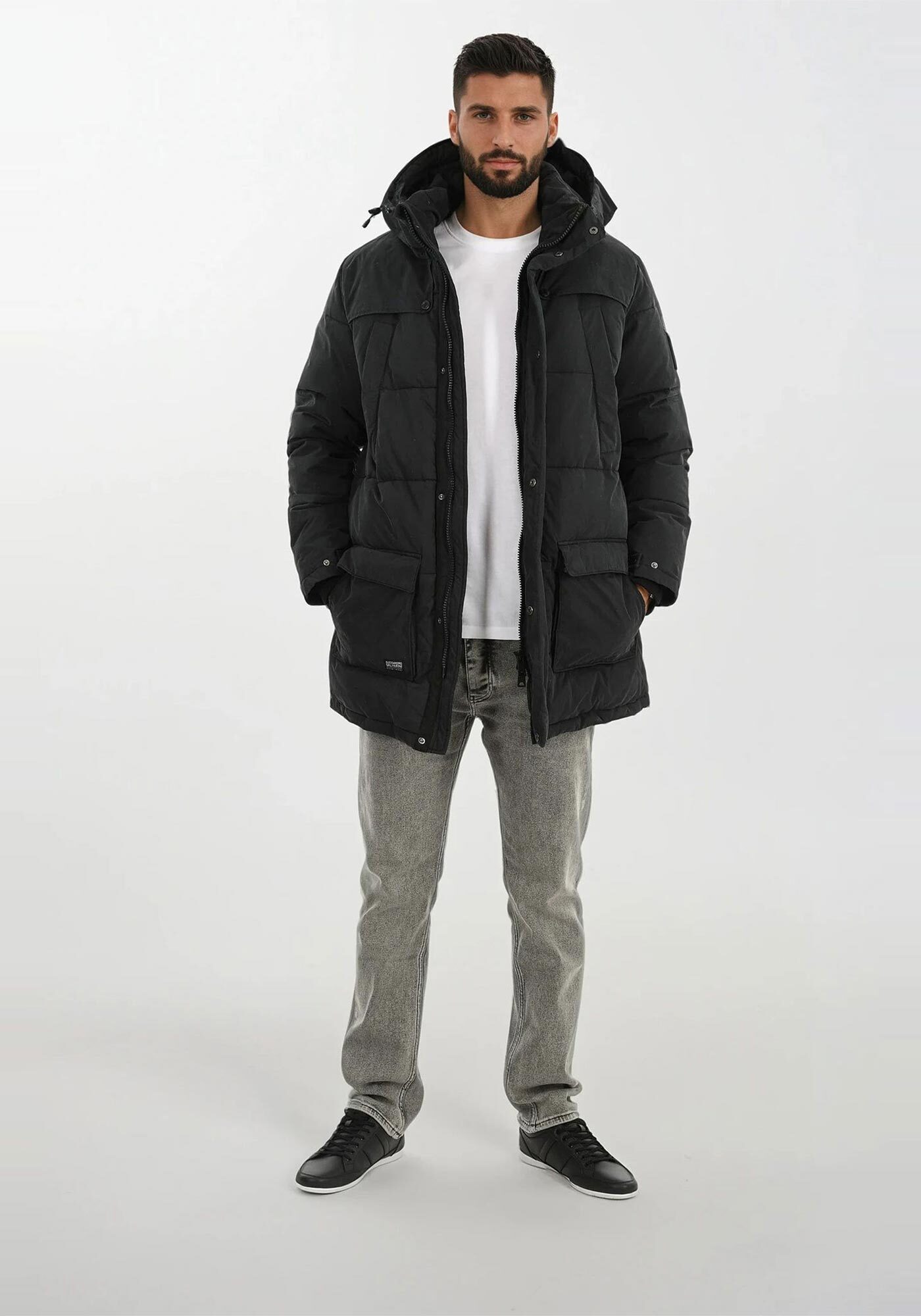 Alessandro Salvarini Winterjacke ASArtiika innen mit warmem Teddyfell