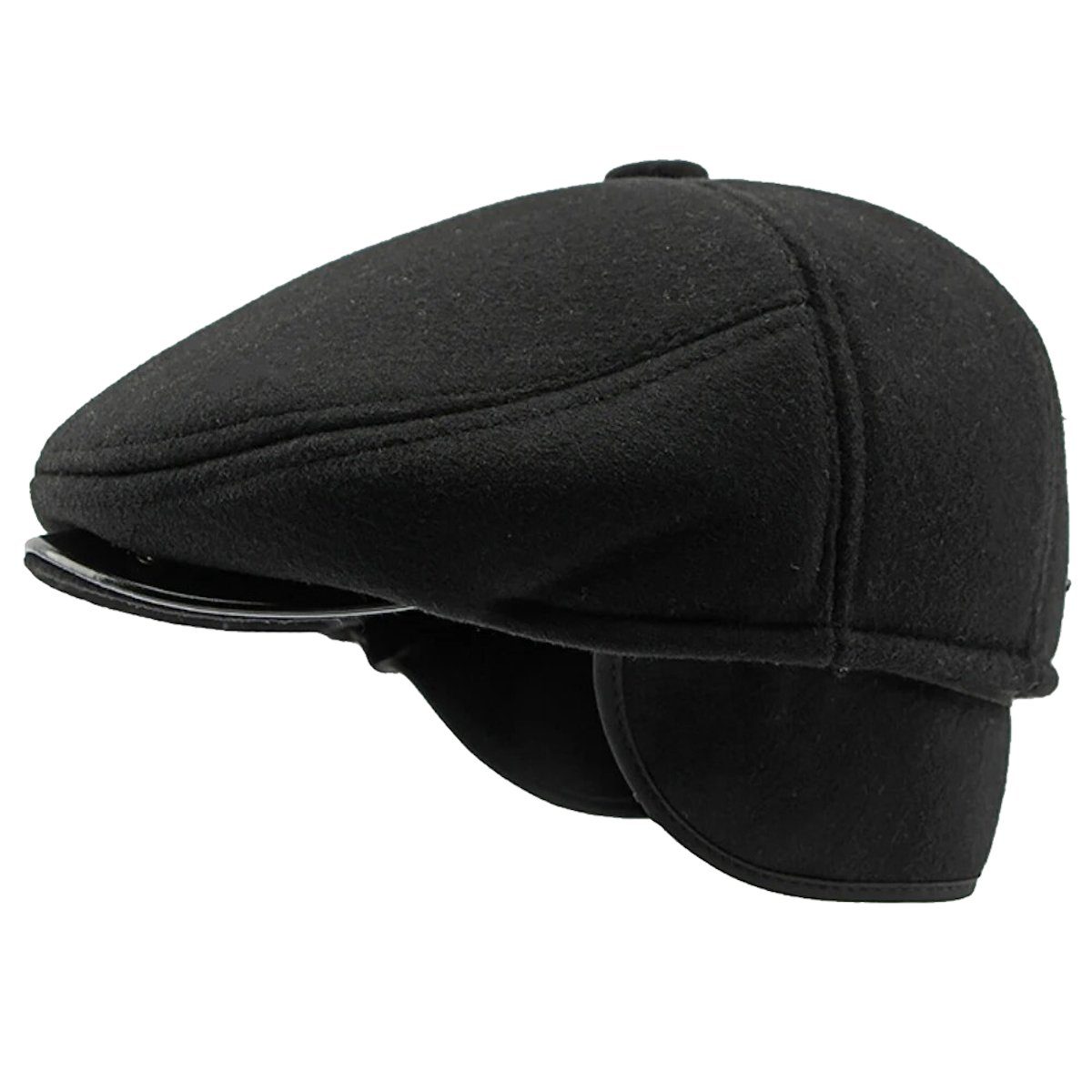 Sporty Flat Cap Winter - warme Schirmmütze mit Ohrenklappen - Herren Schieb günstig online kaufen