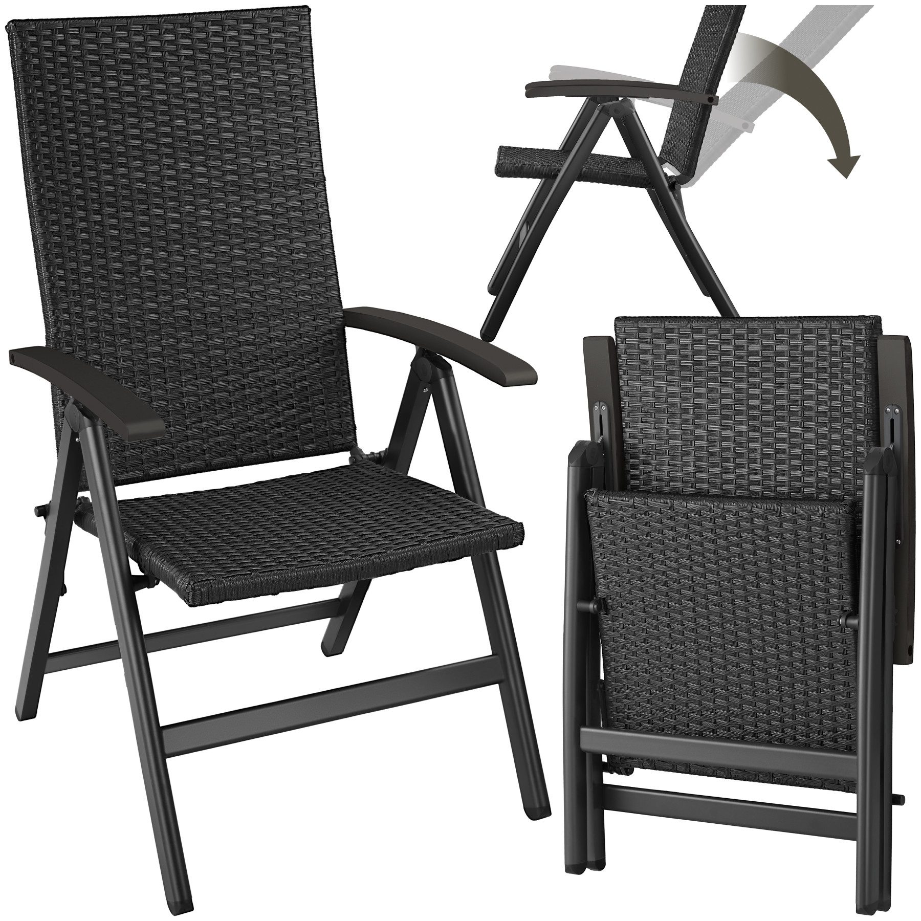 tectake Rattanstuhl Canberra (Set, 1 St), günstig online kaufen