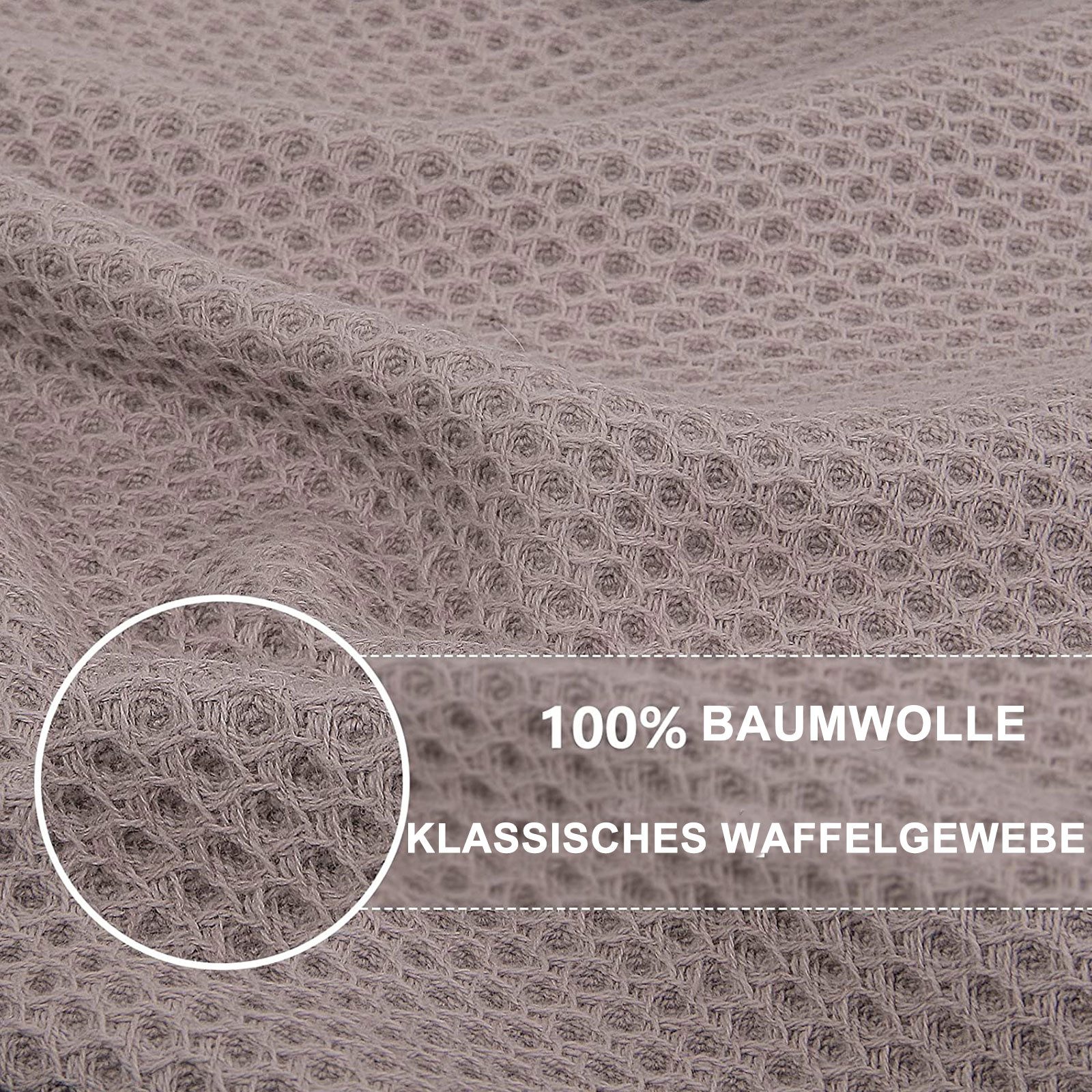 STILVORA Geschirrtuch 6-teiliges Küchentuch Set Mit Schlaufe 100% Baumwolle günstig online kaufen