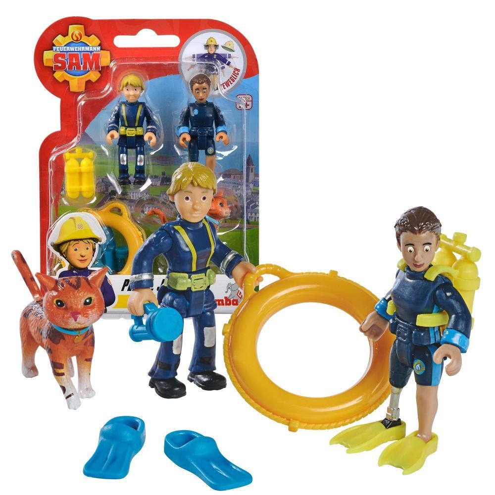 Feuerwehrmann Sam Spielfigur Penny, Jodie, Lion Spiel-Figuren Set Feuerwehrmann Sam Simba