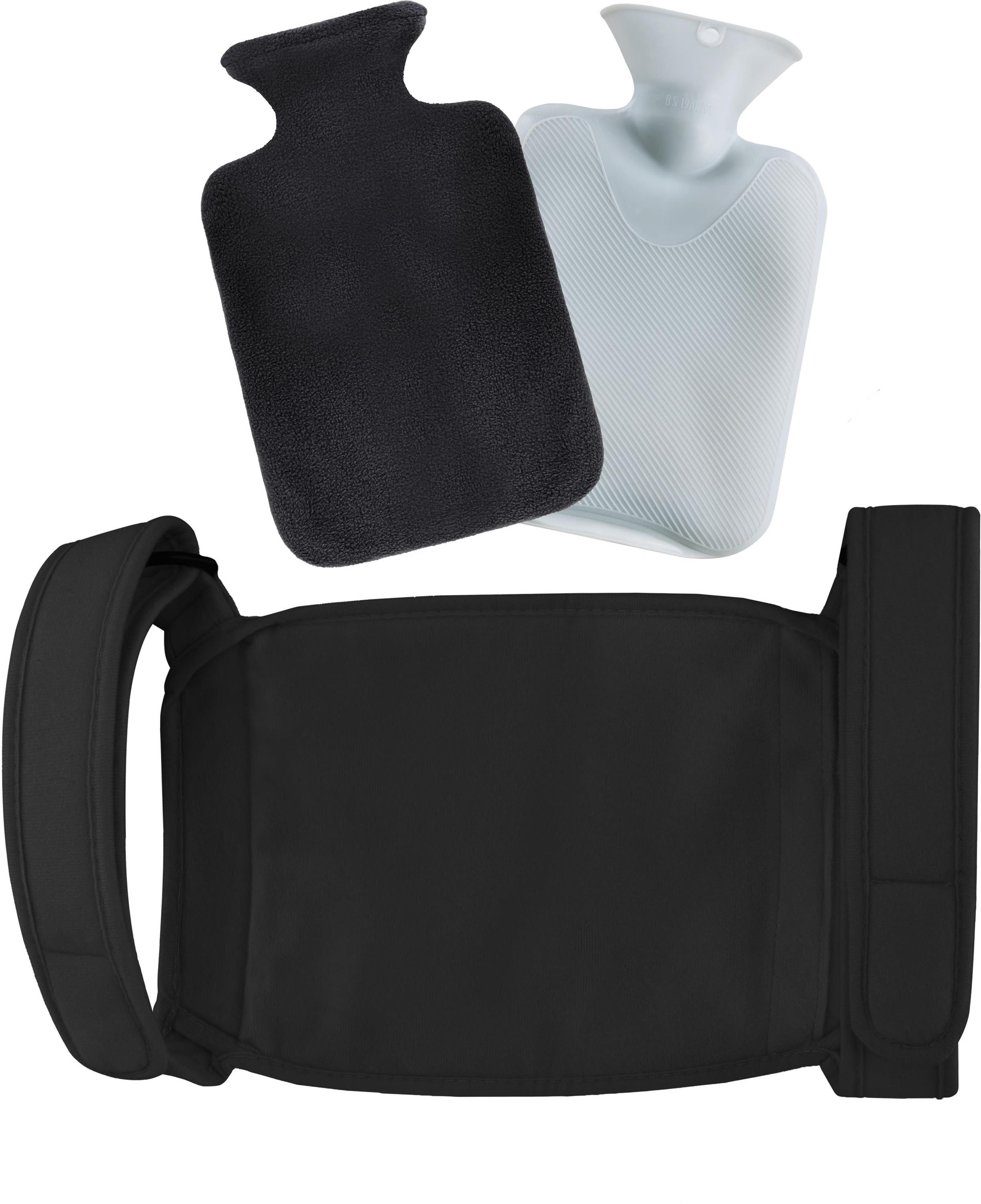 normani Wärmflasche Nacken Wärmflasche mit Bezug Nome, Wärmegürtel für Rücken und Nacken