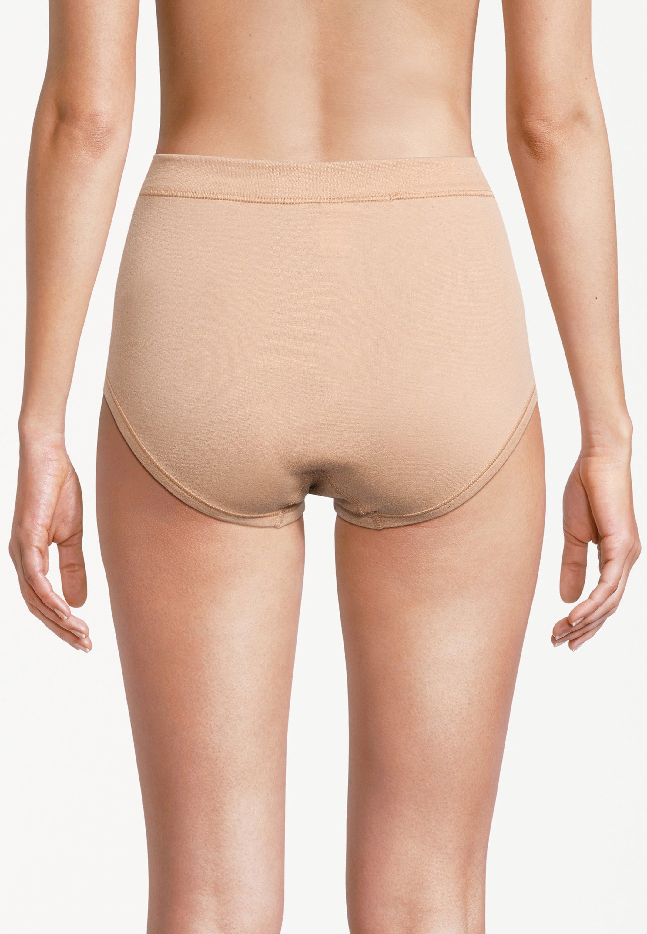 conta Taillenslip 6er Pack Feinripp (Spar-Set, 6-St) Taillen Slip - Baumwolle - Atmungsaktiv - Weiche Feinripp-Qualität