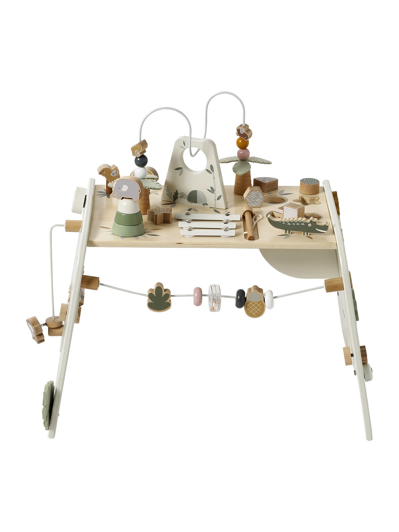 vertbaudet Lernspielzeug Mitwachsender Baby Activity-Tisch TANSANIA, günstig online kaufen