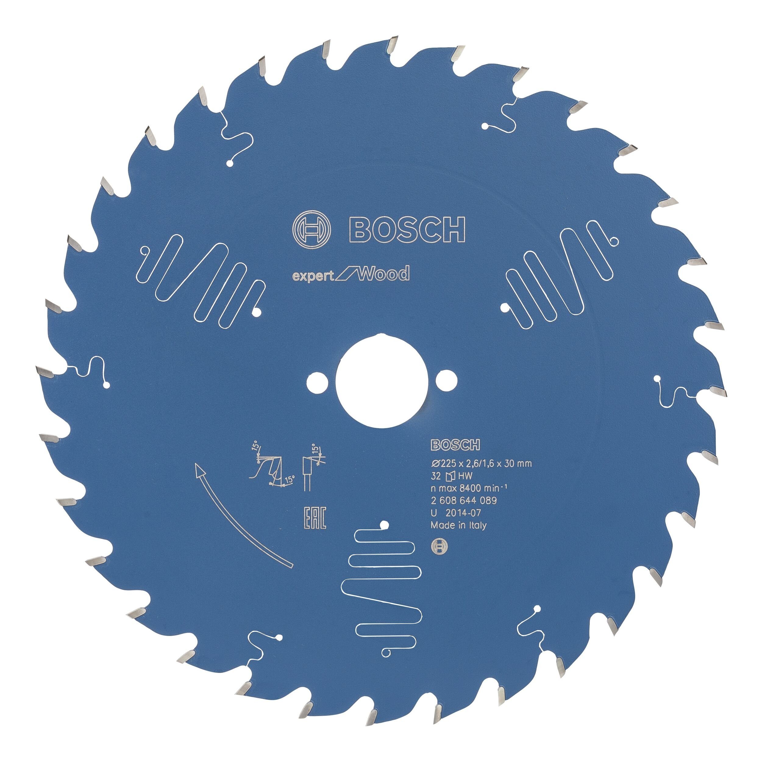 32Z, Expert x For 225 30 mm 2,6 x - Kreissägeblatt BOSCH Wood