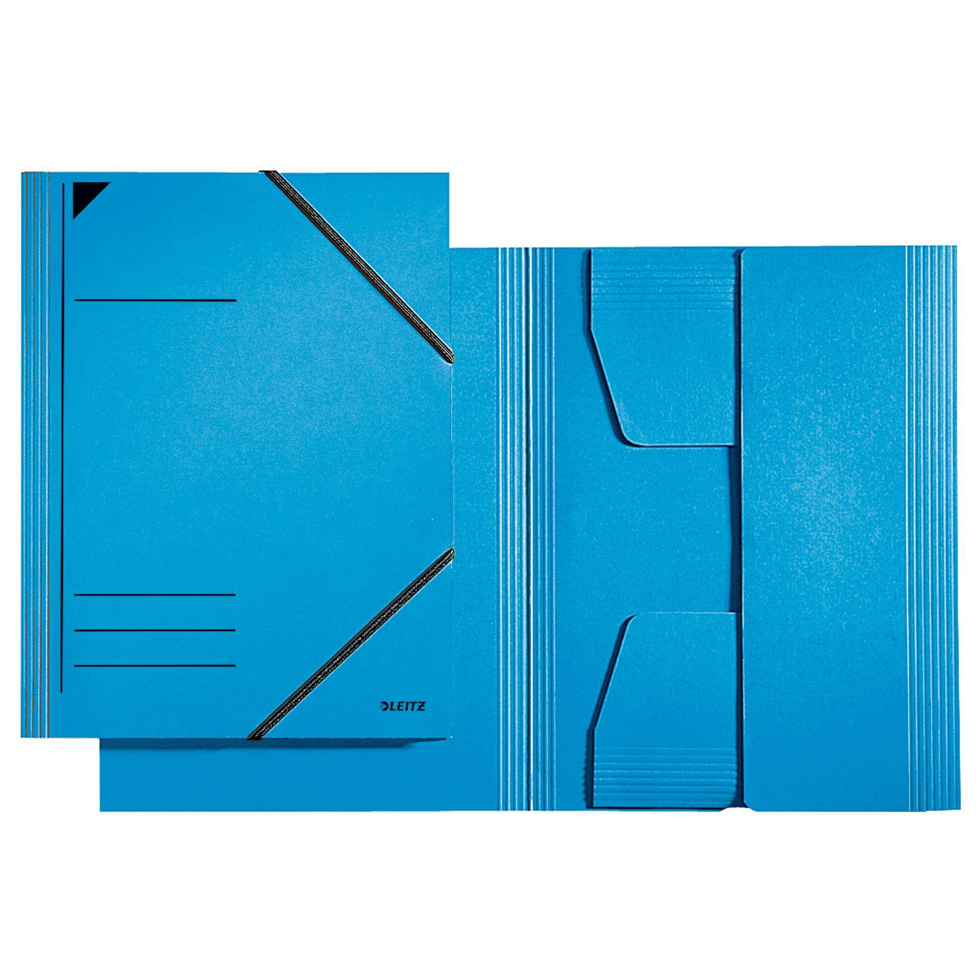 LEITZ Organisationsmappe LEITZ 3981 Eckspannermappe A4 250Blatt PendarecKarton (RC) blau