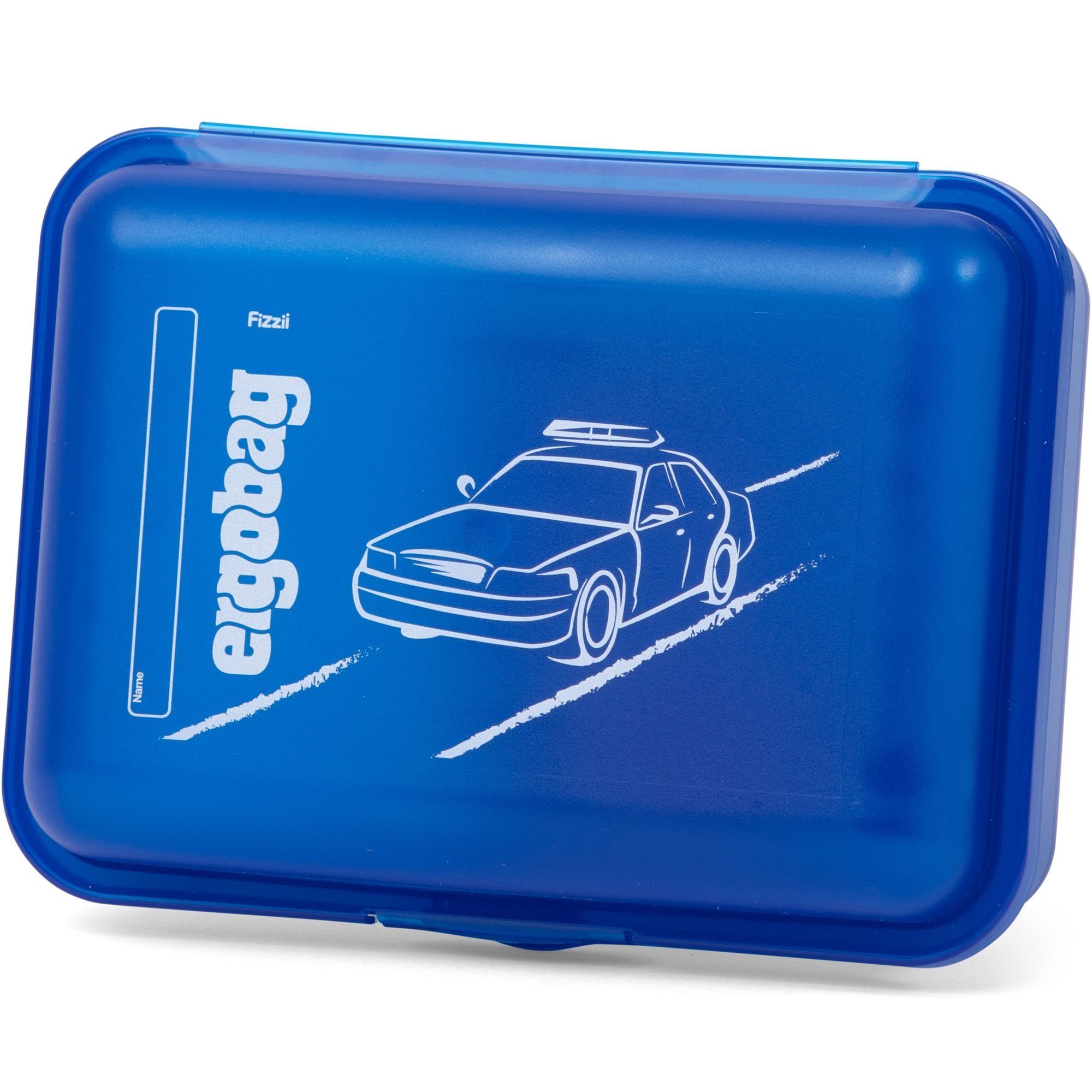 ergobag Lunchbox Zubehör, Kunststoff, Kunststoff blaulichtbär blau