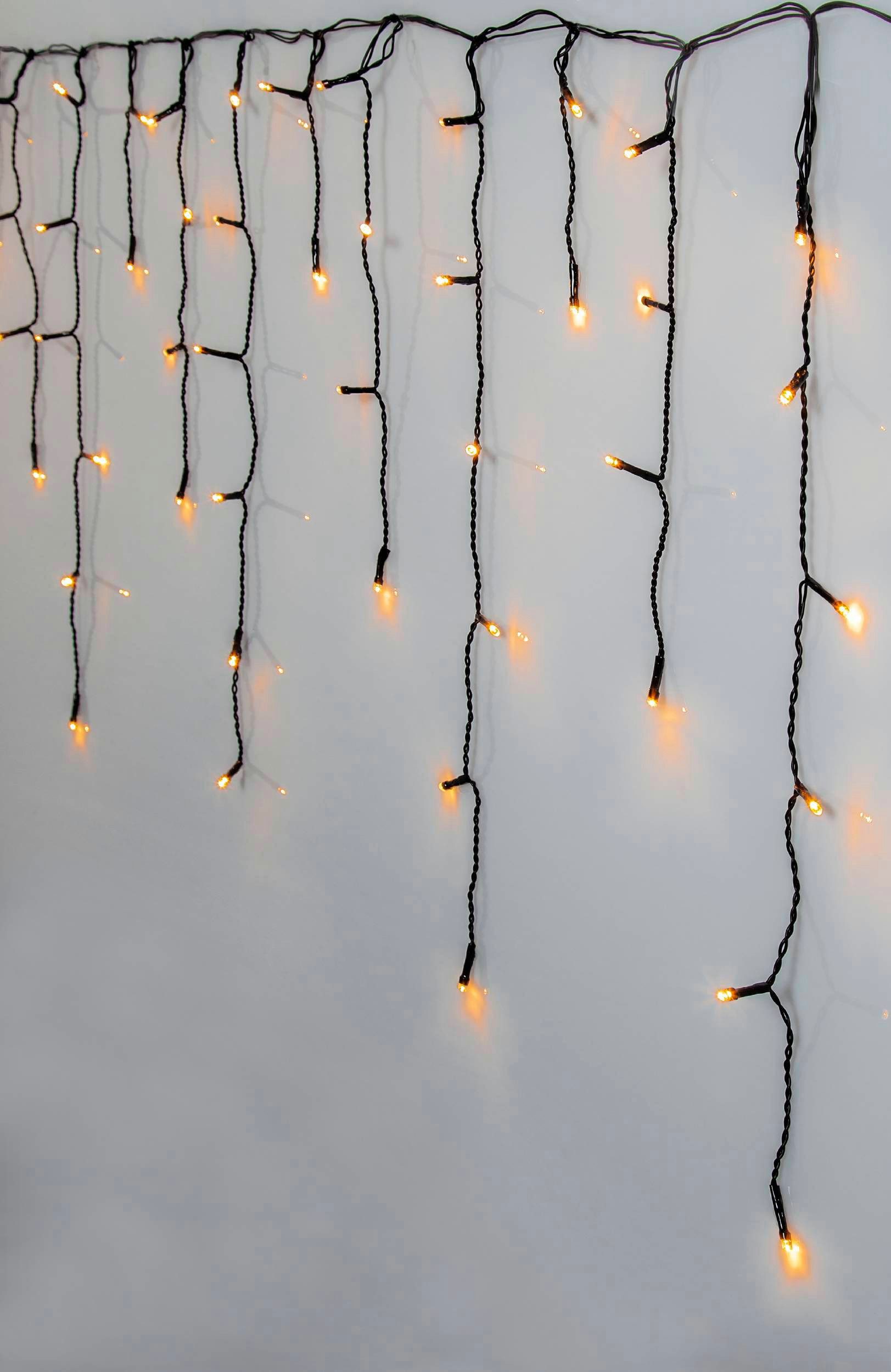 EGLO LED-Lichterkette GOLDEN WARM WHITE, 480-flammig, Lichterkette außen, Outdoor-Lichtervorhang, extra-warmweiß